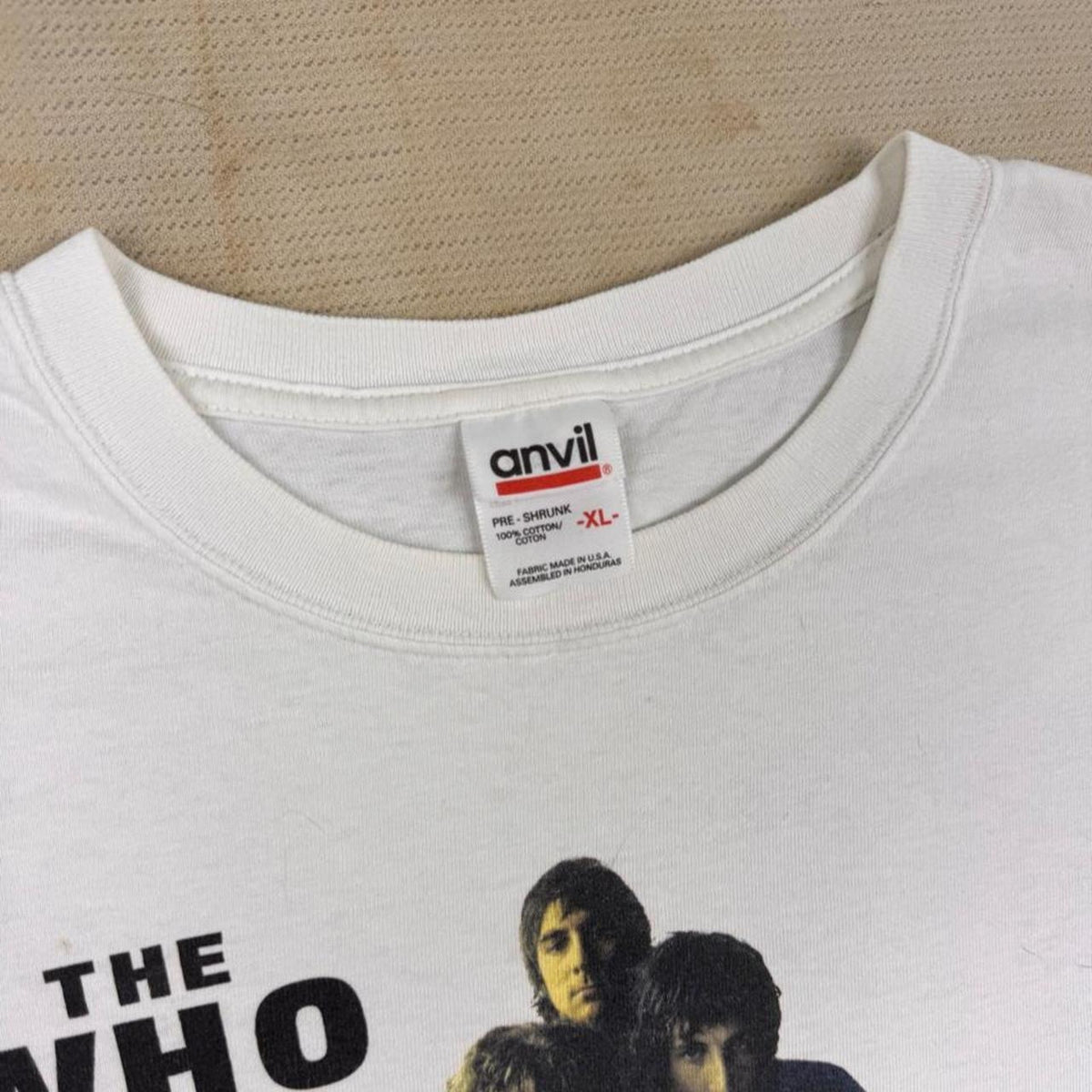 2000 The Who North America Tour Union Jack Band Graphic Tee | Extra Large