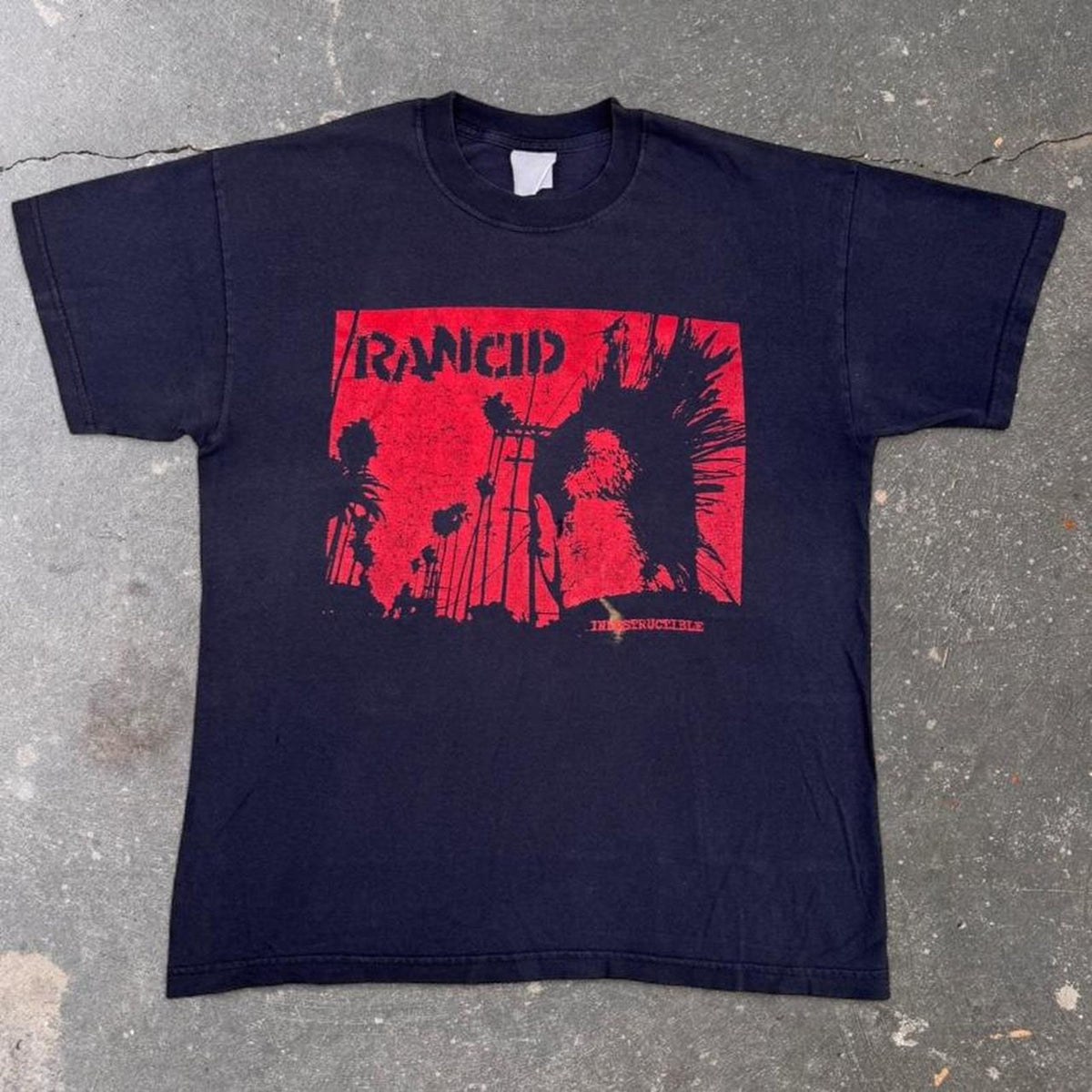 2003 Rancid Indestructible European Tour Punk Band Tee | Large