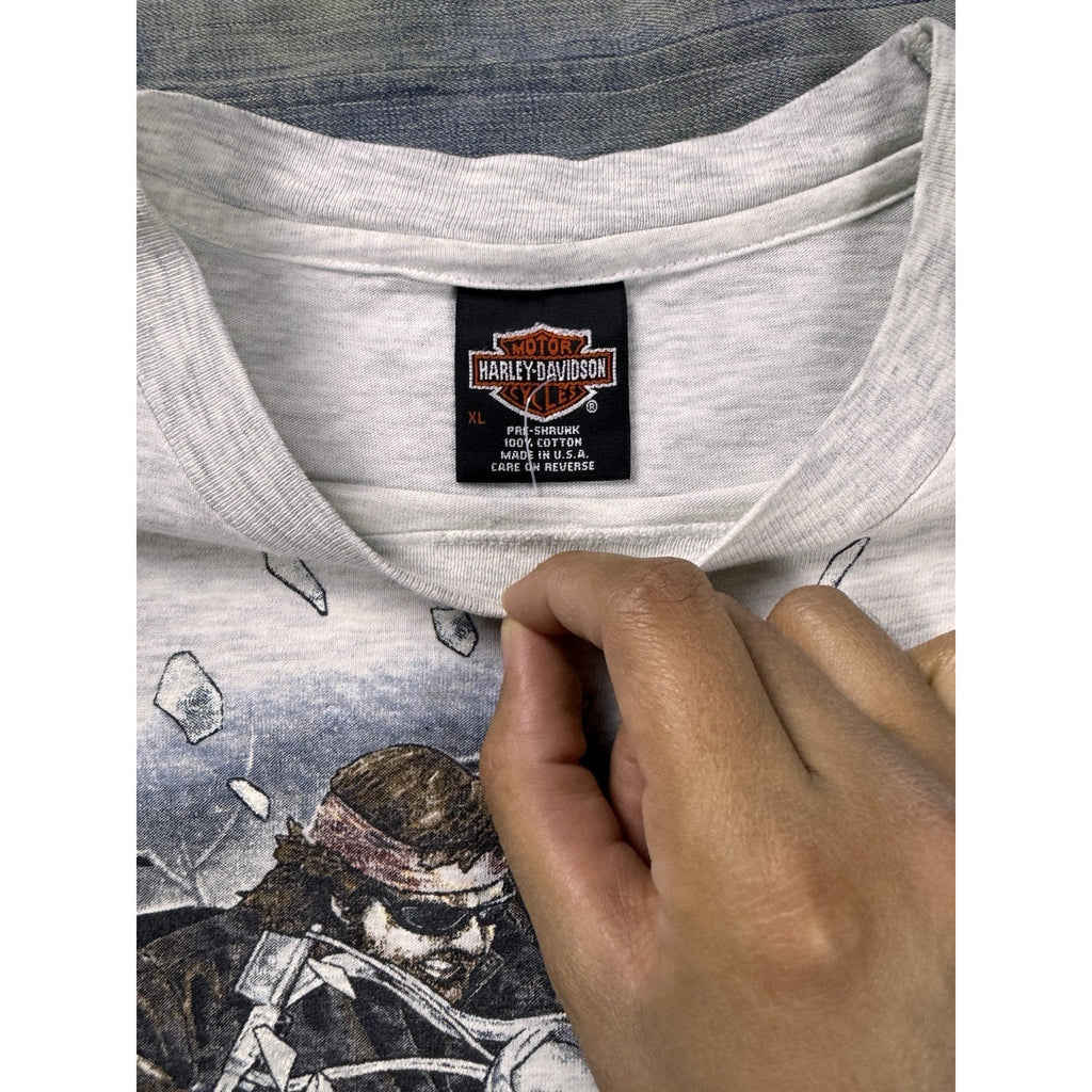 Vintage 1996 Harley Davidson 30th Anniversary Great Escape T Shirt USA XL
