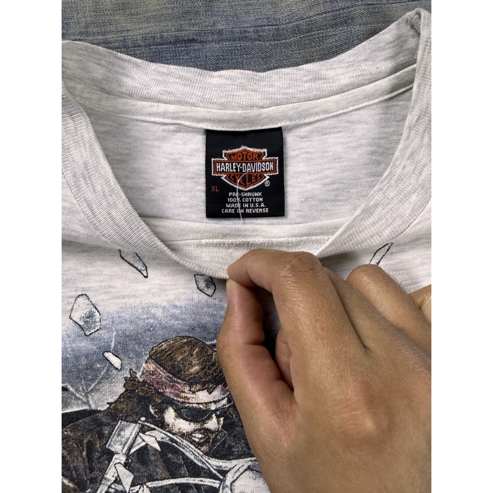 Vintage 1996 Harley Davidson 30th Anniversary Great Escape T Shirt USA XL