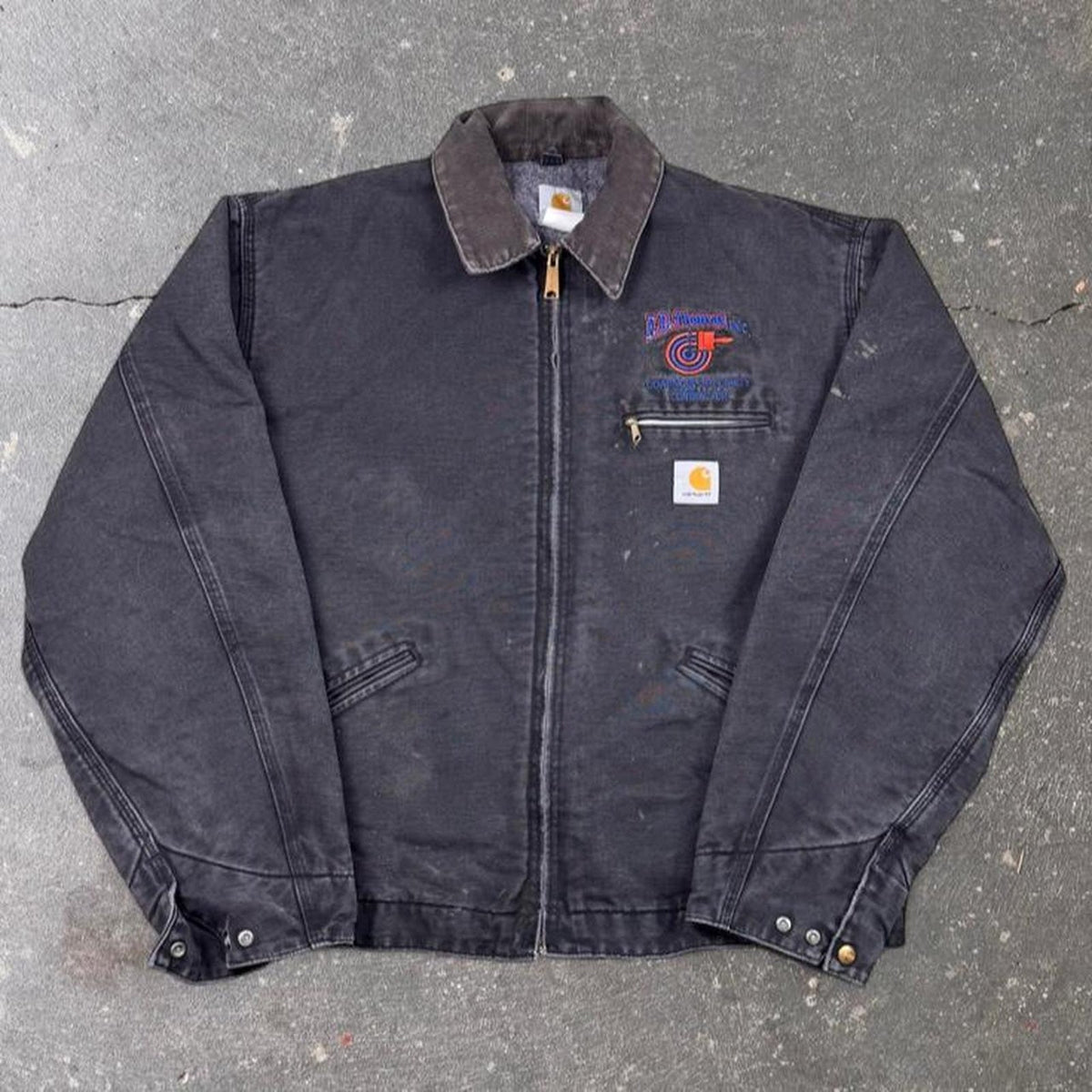 2000s Carhartt Detroit Blanket Lined Jacket | 2XL