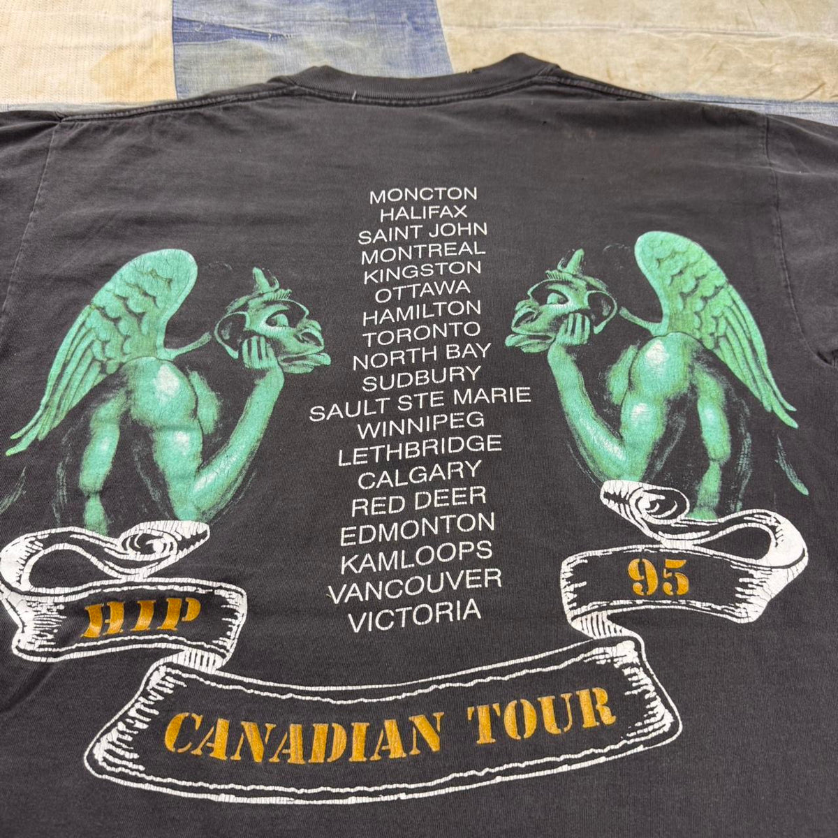 1995 The Tragically Hip Canadian Tour Tee | XL