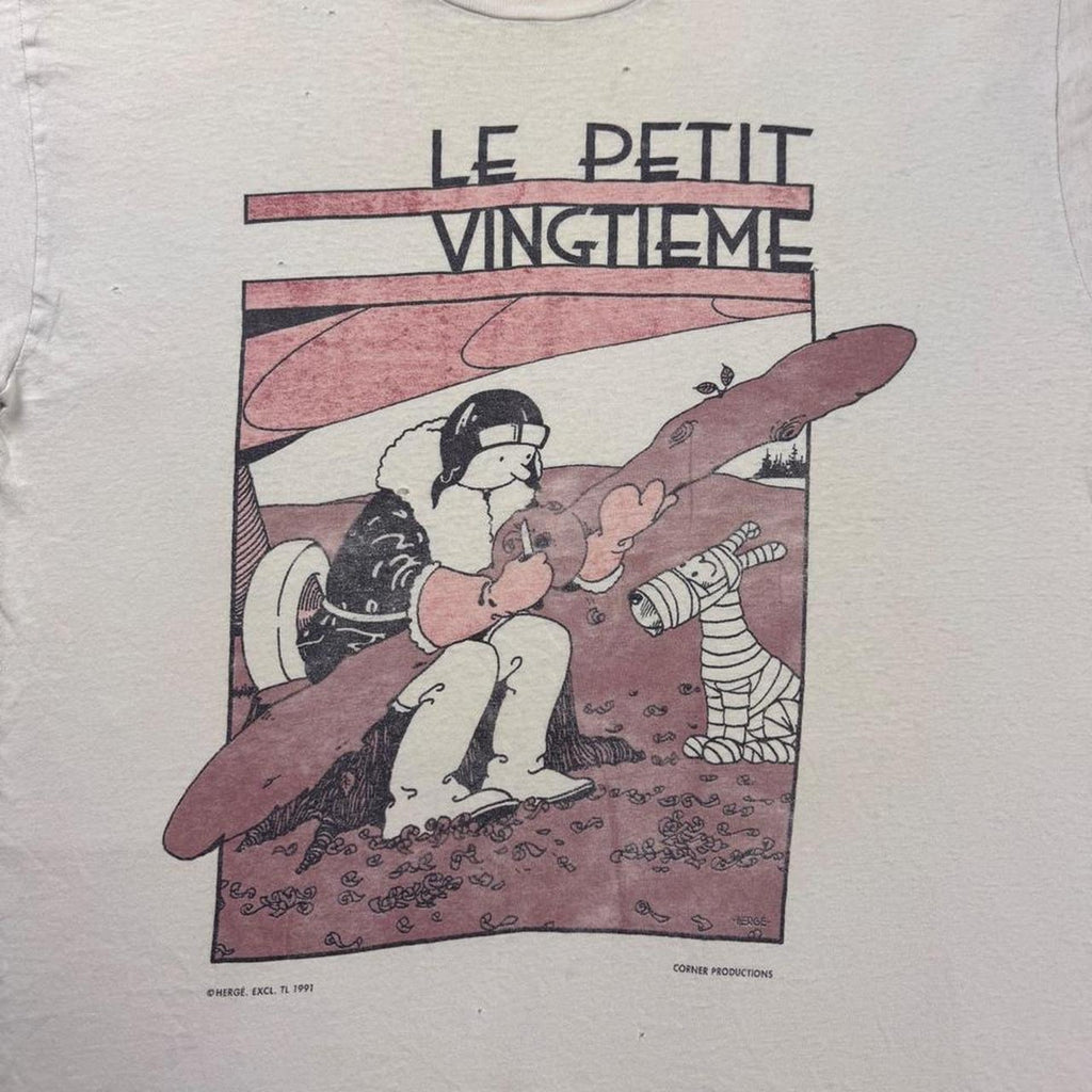 1991 Hergé Le Petit Vingtième Popol et Virginie Tee | Large Fit