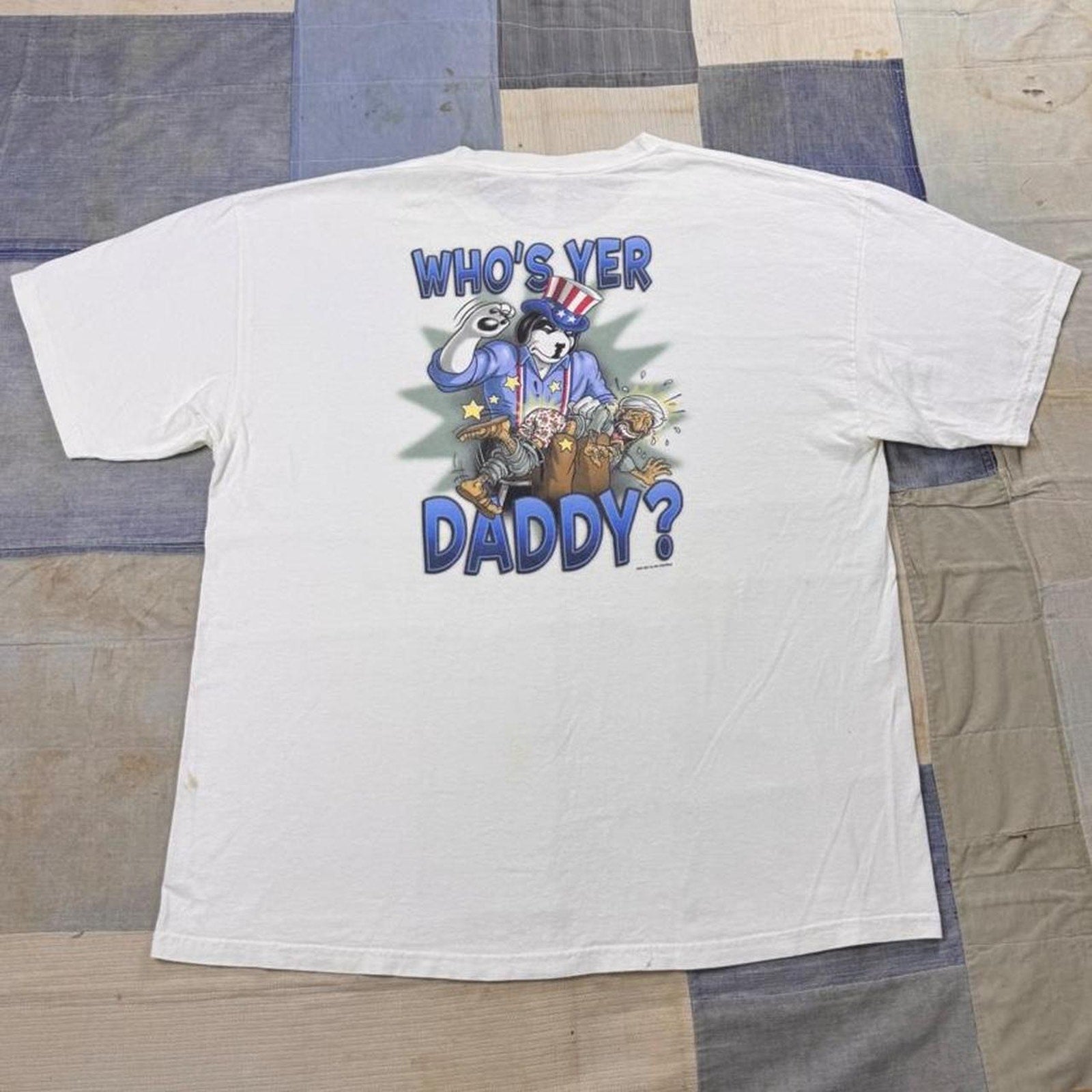 2001 Big Dogs “Who’s Yer Daddy?” Graphic Tee | 2XL