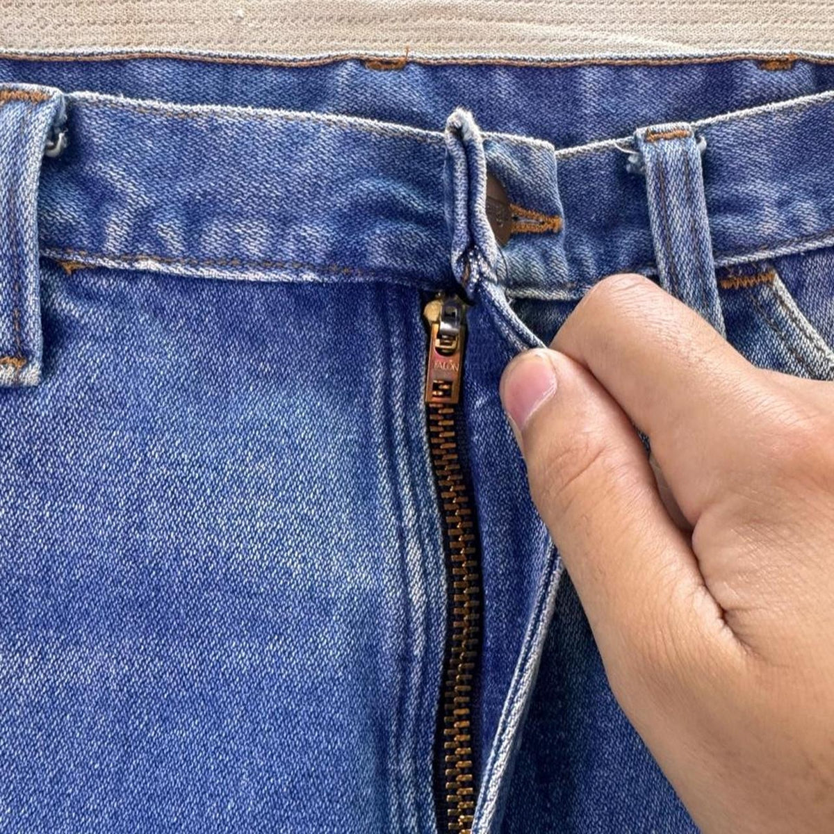 1970s Wrangler No-Fault Denim Bootcut Jeans | 31 x 30