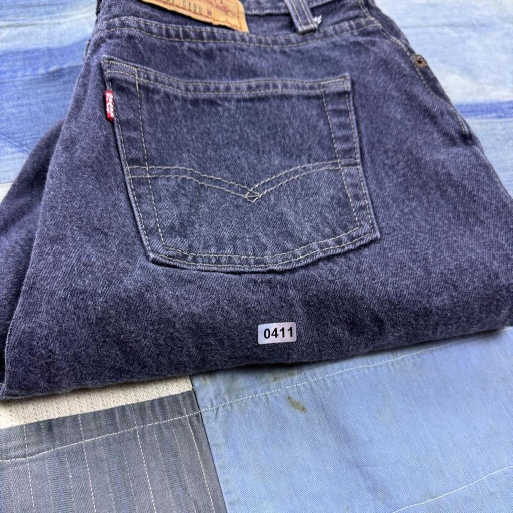 1990s Levi’s 501 Faded Black Straight Leg Jeans | 29x31