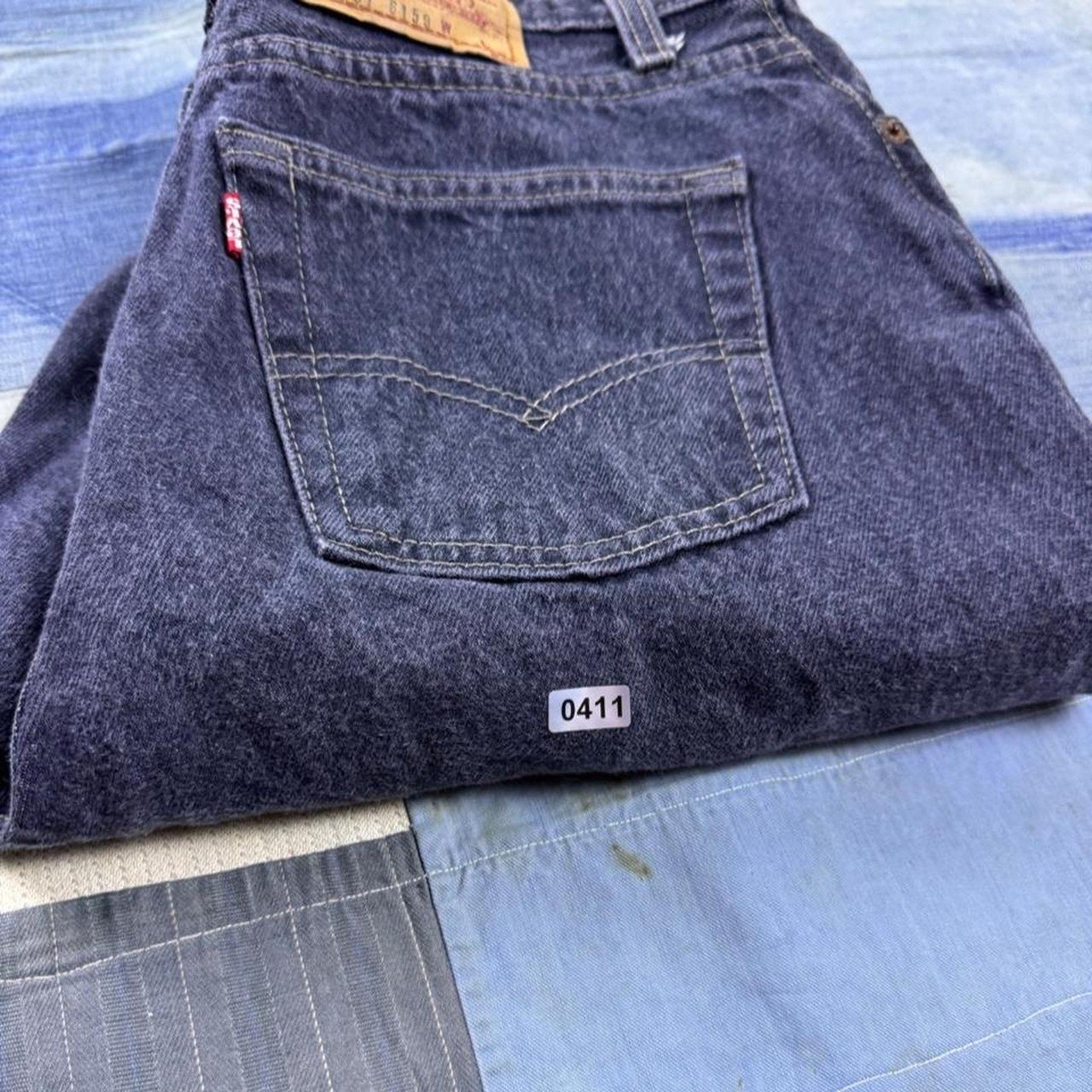 1990s Levi’s 501 Faded Black Straight Leg Jeans | 29x31