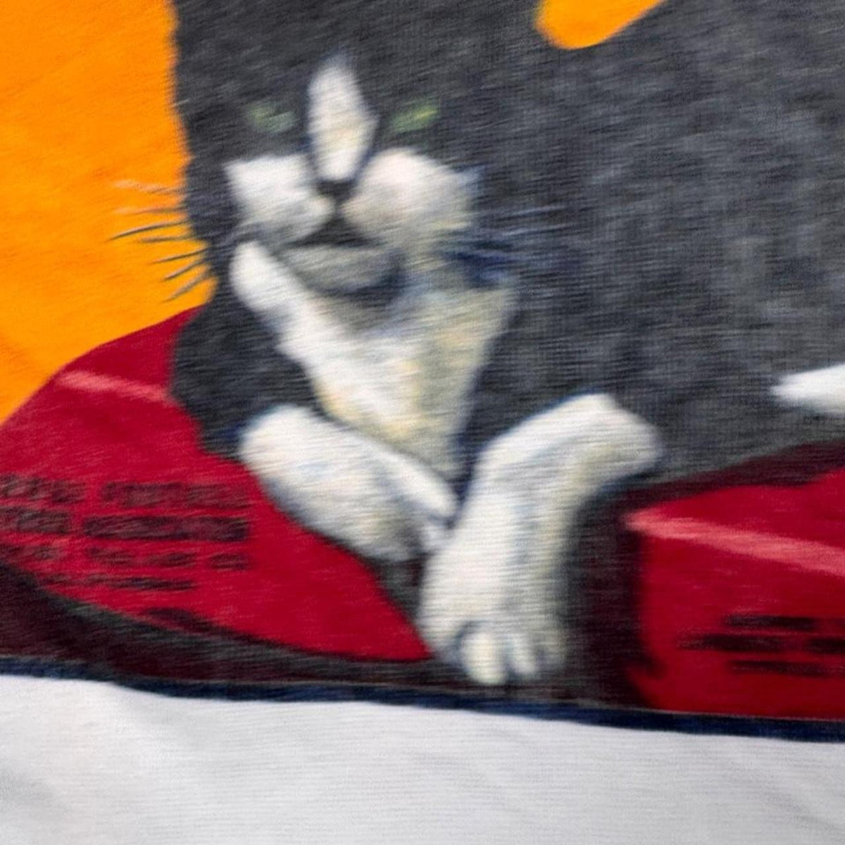 1990s Tom Cat Brand Cat Sweatshirt | L