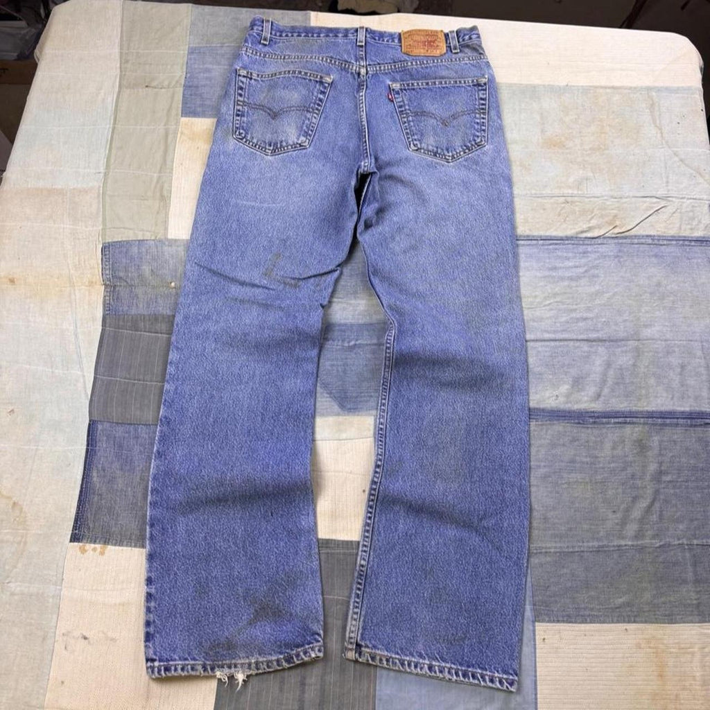 1990s Levi's 517 Orange Tab Bootcut Jeans | 34x30.5