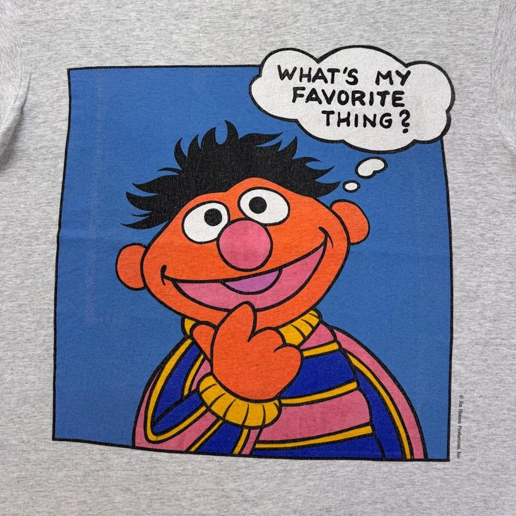 1990s Sesame Street Ernie Rubber Duckie Tee | L