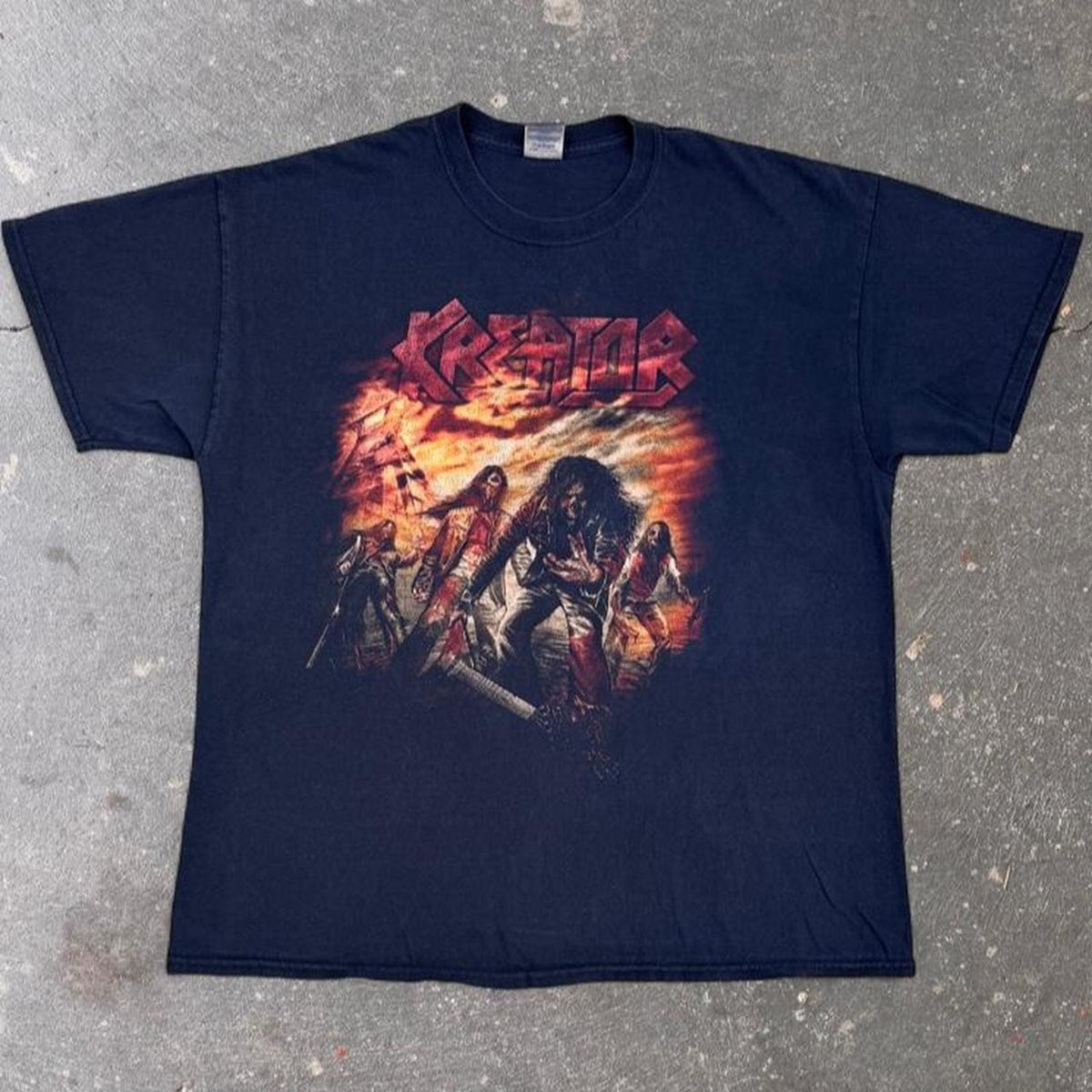 2013 Kreator Dying Alive Return of Thrash Metal Double Sided Tee | Extra Large