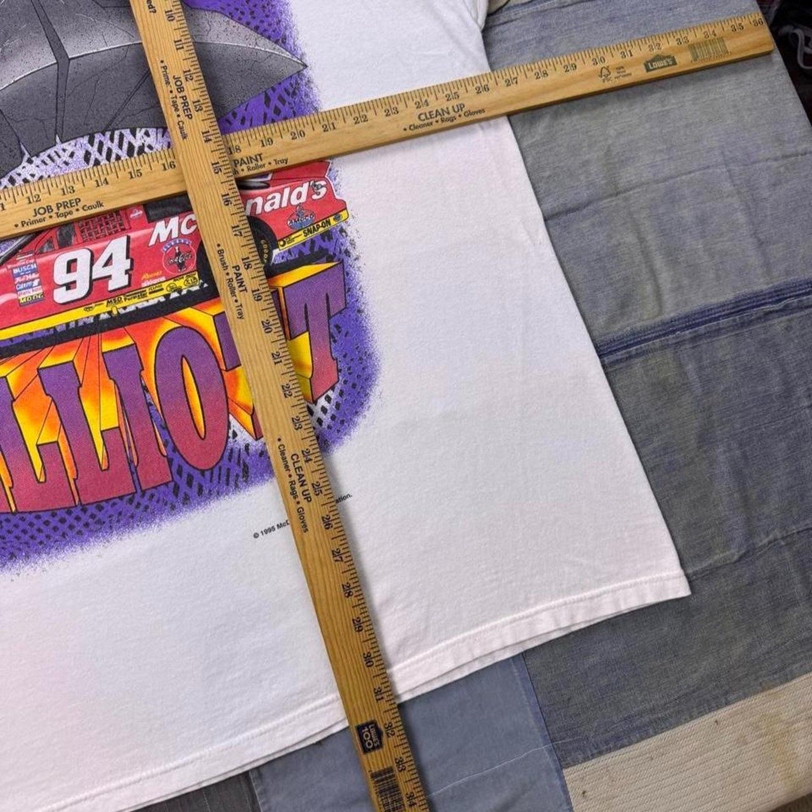 1995 Bill Elliott  no.94 McDonald’s NASCAR Racing Tee | XXL