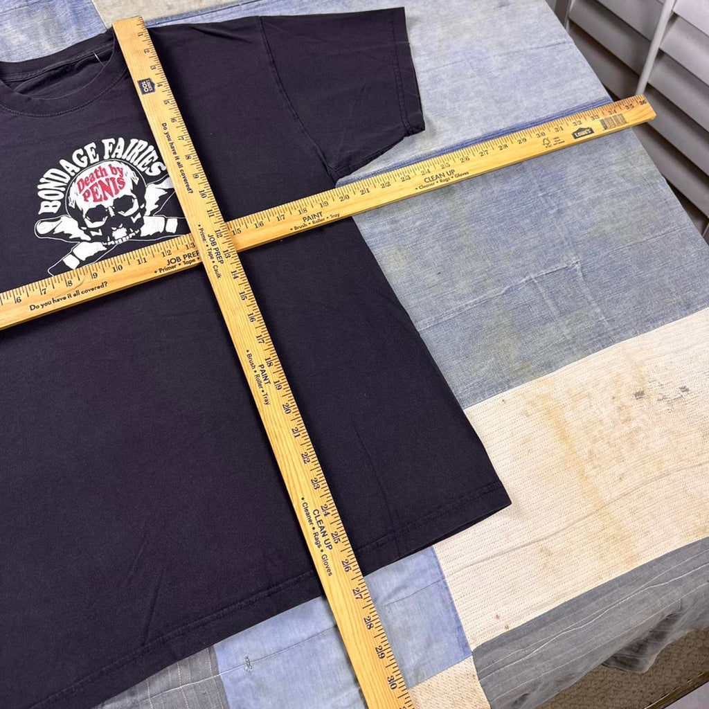 2003 Bondage Fairies “Death By Penis” graphic tee | XL