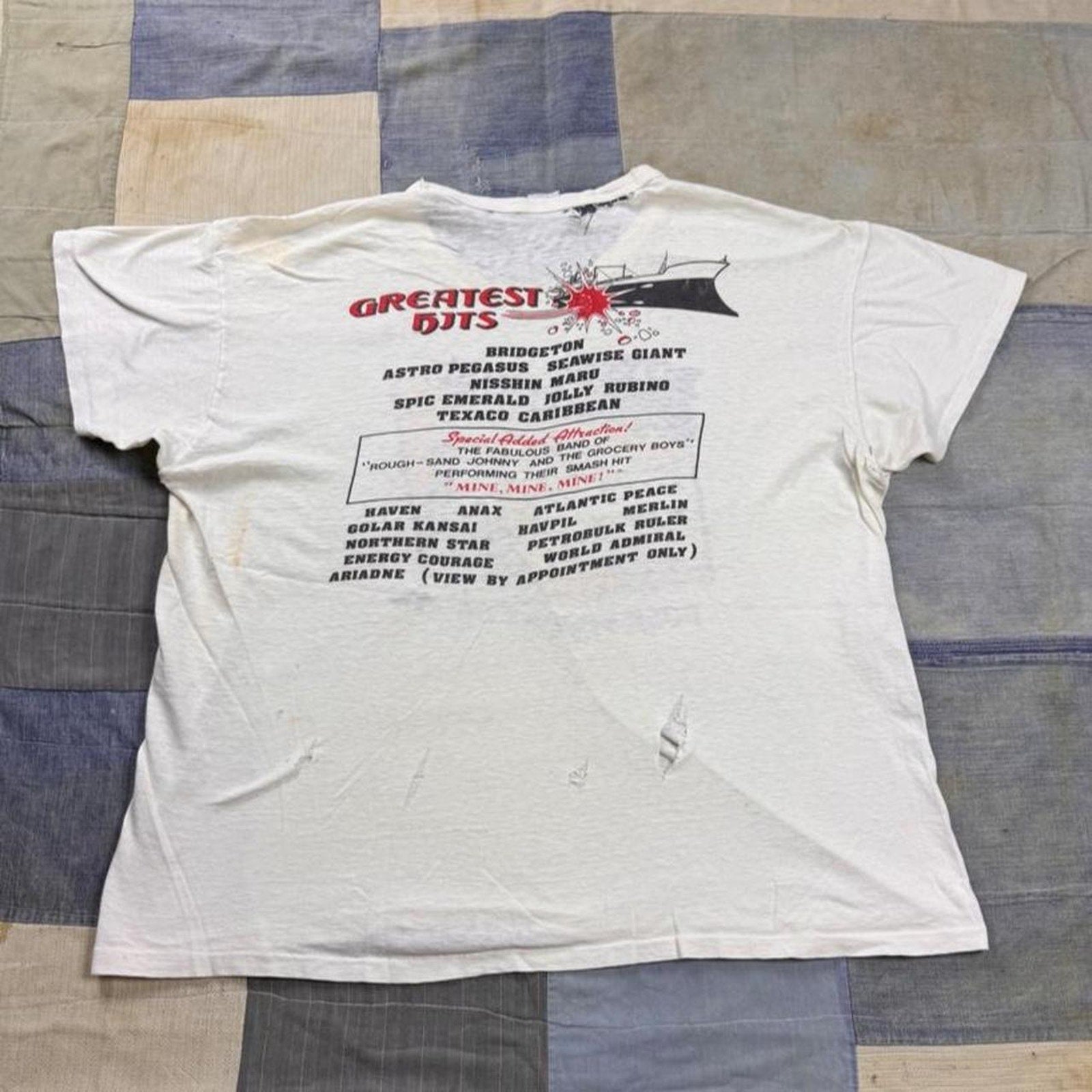 1987-1988 “Dire Straits Gulf Tour” band tee | Small