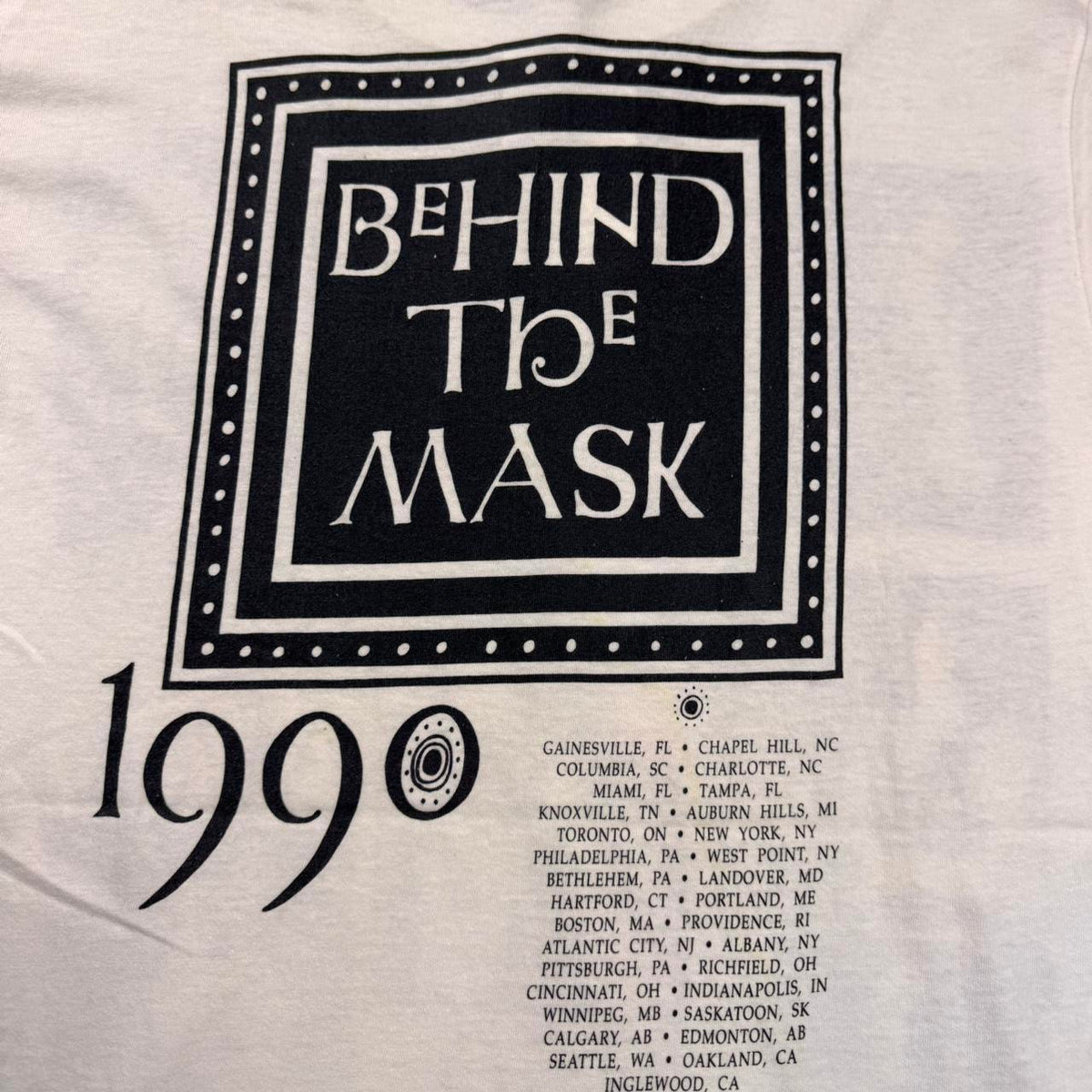 1990s Fleetwood Mac Behind The Mask Tour Tee | Large