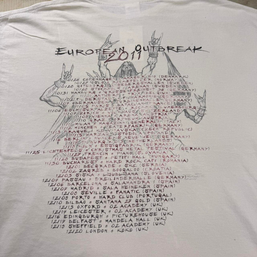 2011 Hammerfall band tee | XL