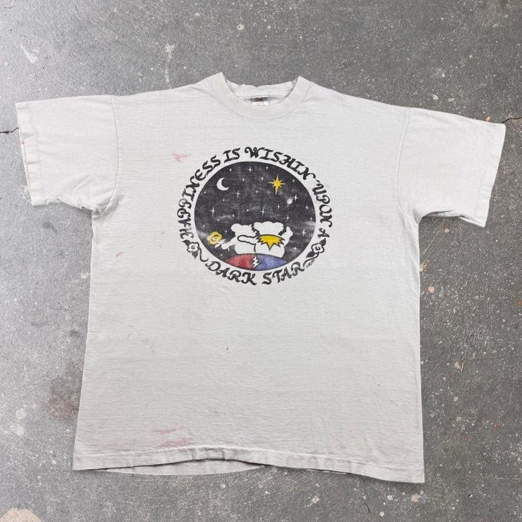 1989 Grateful Dead Dark Star Double-Sided Graphic Tee | XL