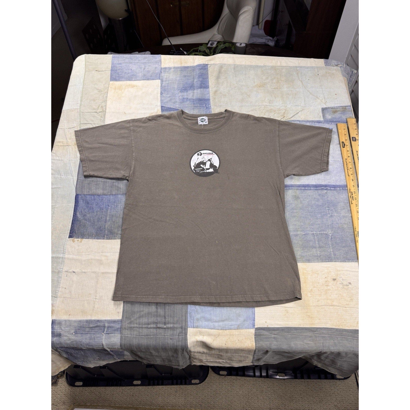 90’s Vintage Blunt Stakeboarding Brown Skater Tee Shirt Sz XL