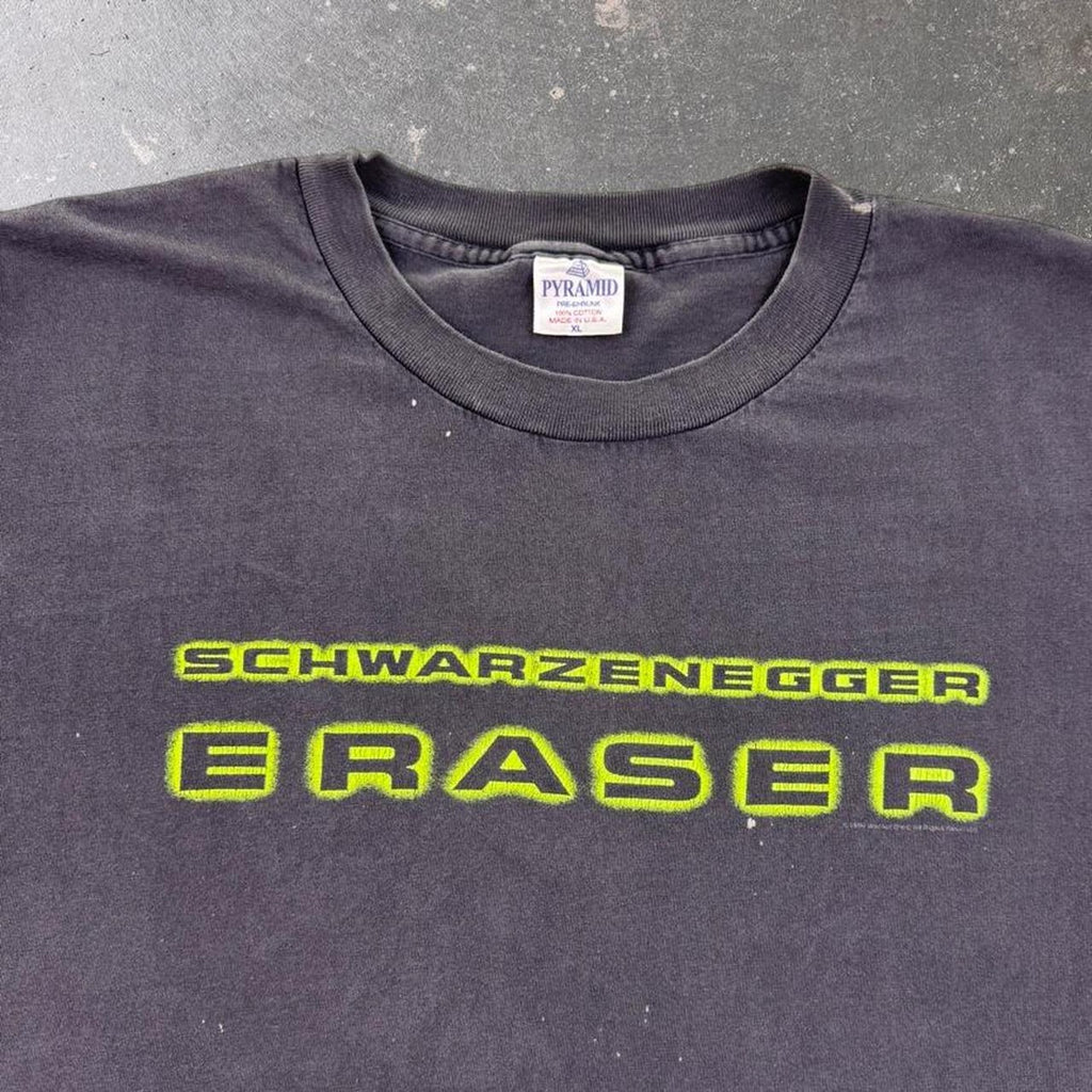 1996 Arnold Schwarzenegger Eraser Movie Promo Graphic Tee USA | XL