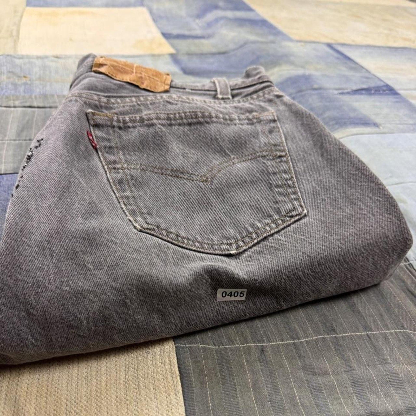 1990s Levi’s 501 Faded Gray Denim Jeans | 34x30