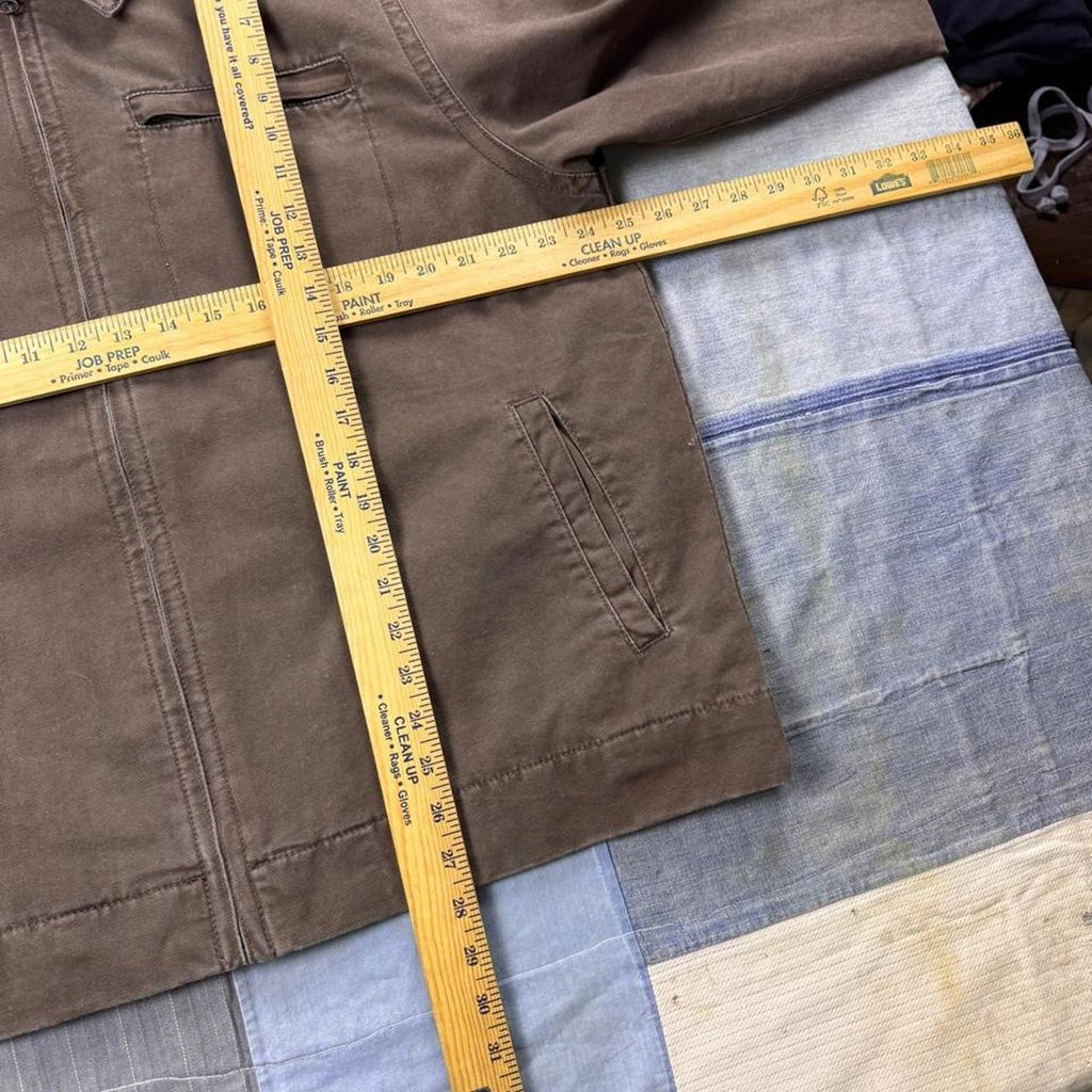 1990s Mossimo Brown Canvas Workwear Jacket | XL