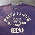 Y2k ralph lauren purple t shirt