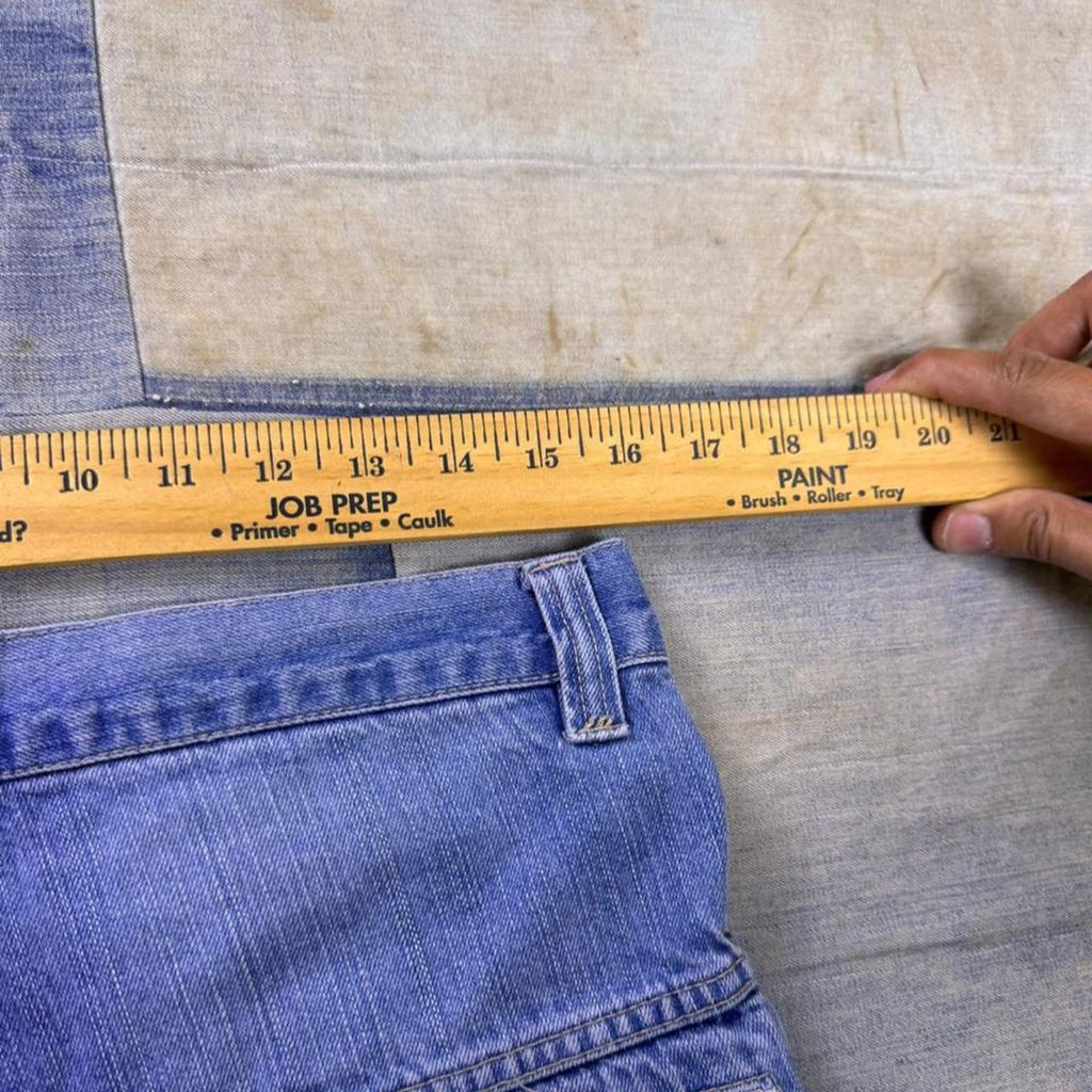 2000s Sport Embroidered Baggy Denim Jeans | 32x27