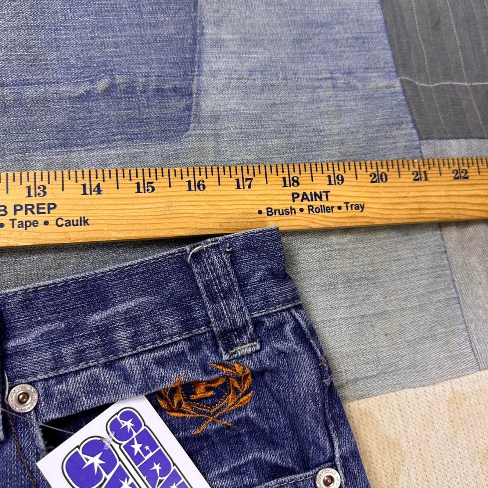 2000s Phat Farm Distressed Baggy Jeans | 36x34