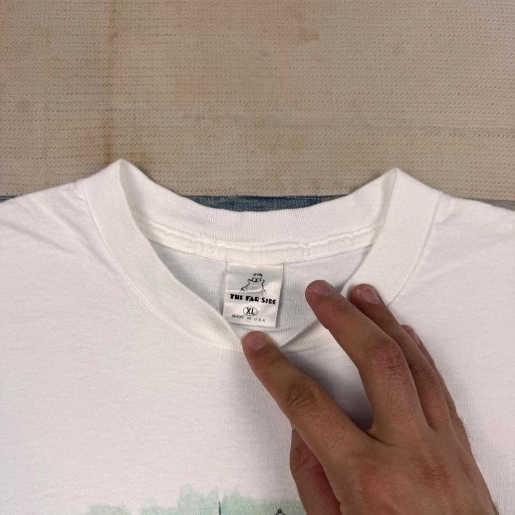 1990s The Far Side Psychiatrist Cartoon Tee | XL