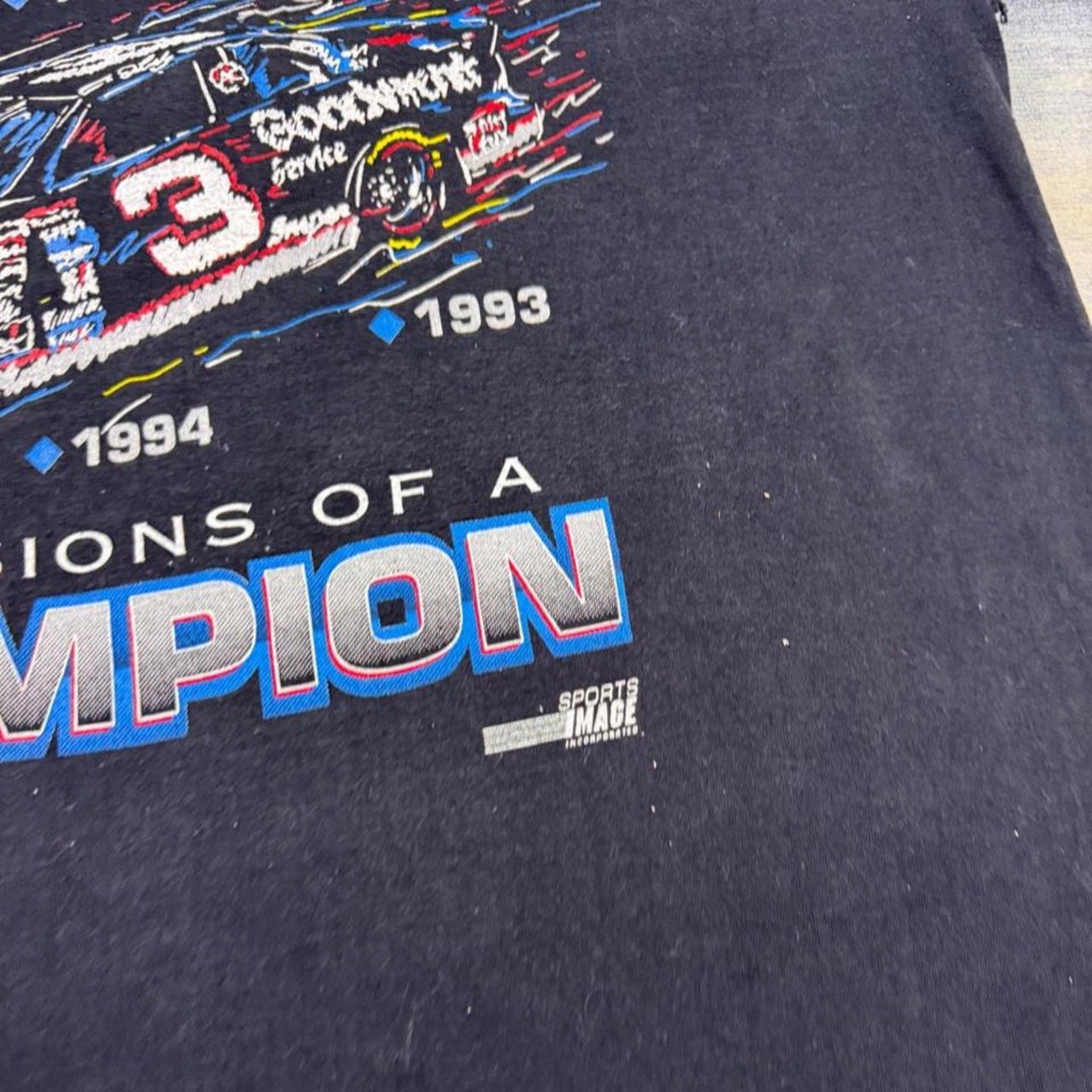 1994 Dale Earnhardt Impressions of a Champion Double Sided NASCAR Tee | XXL