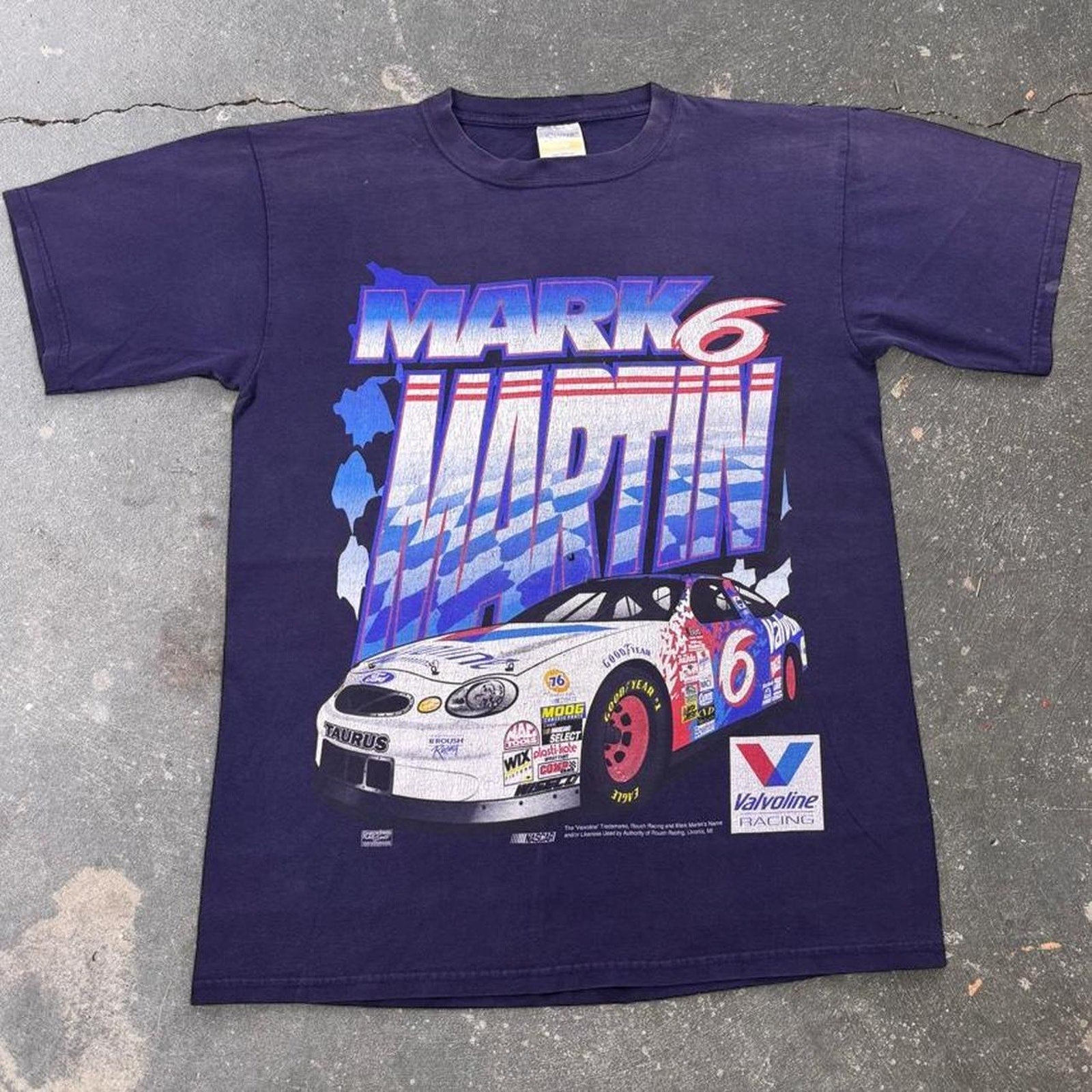 1999 Mark Martin Valvoline Racing NASCAR Tee | Large