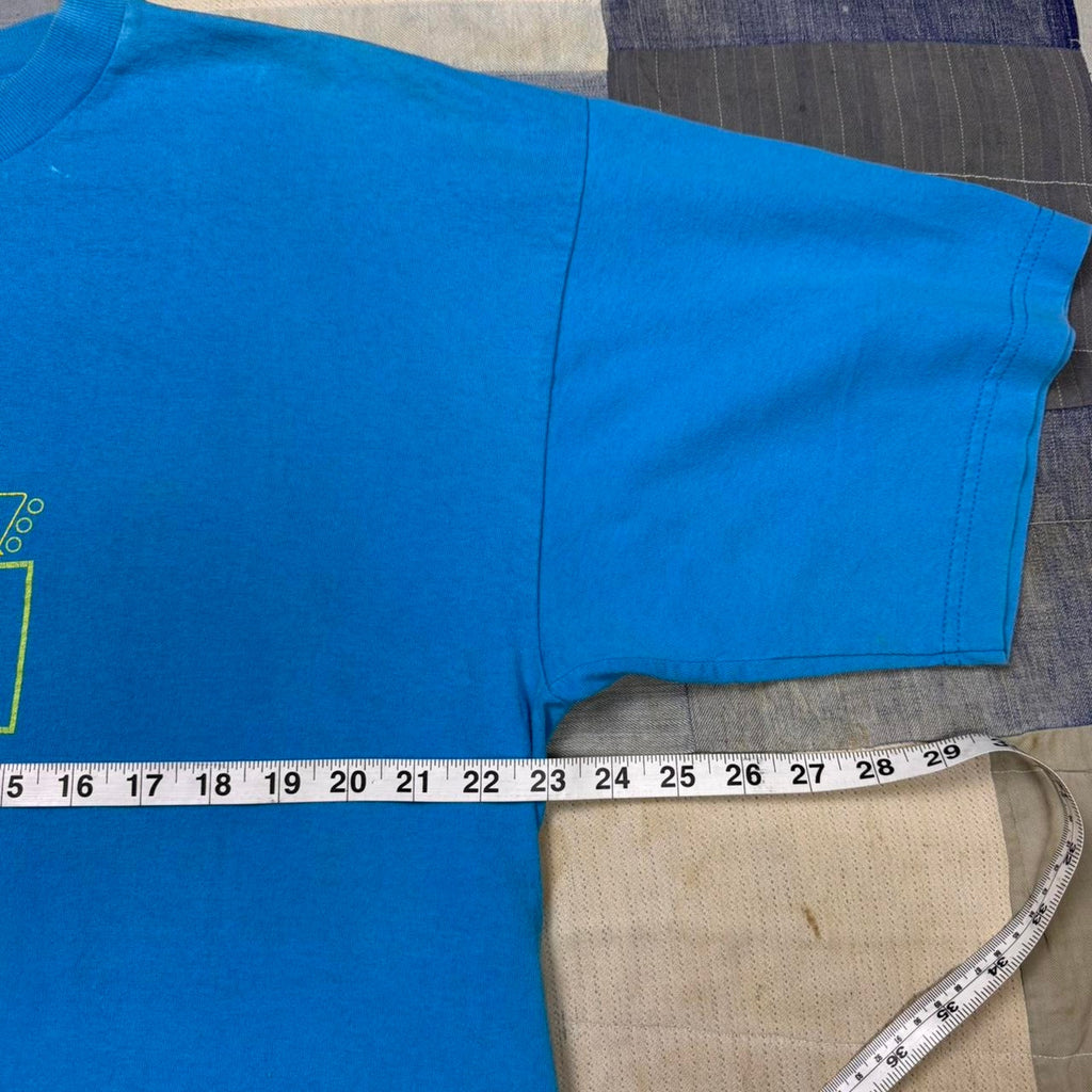 1998 REM blue band tee | XL