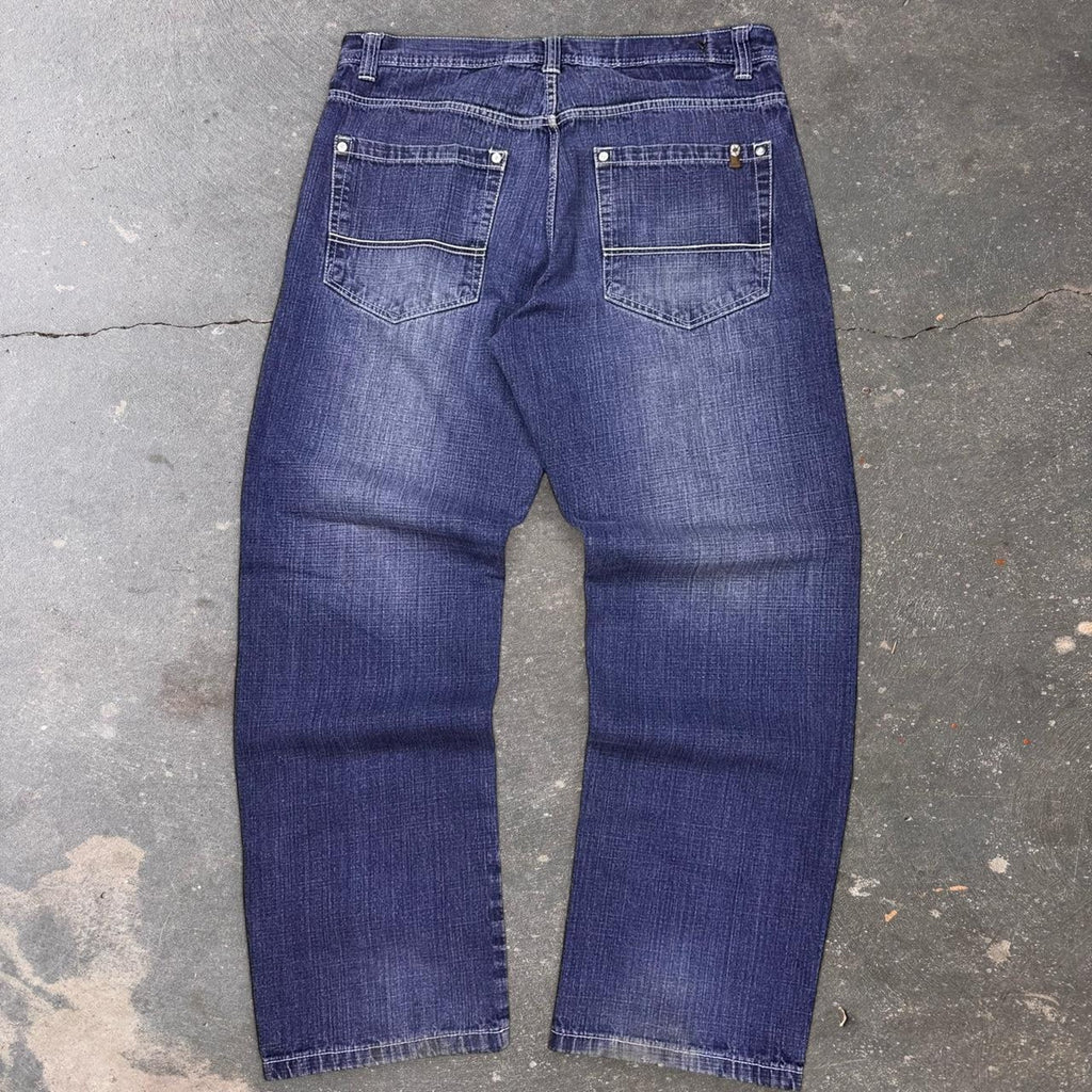 2000s Southpole brown tab baggy jeans | 36 x 31.5