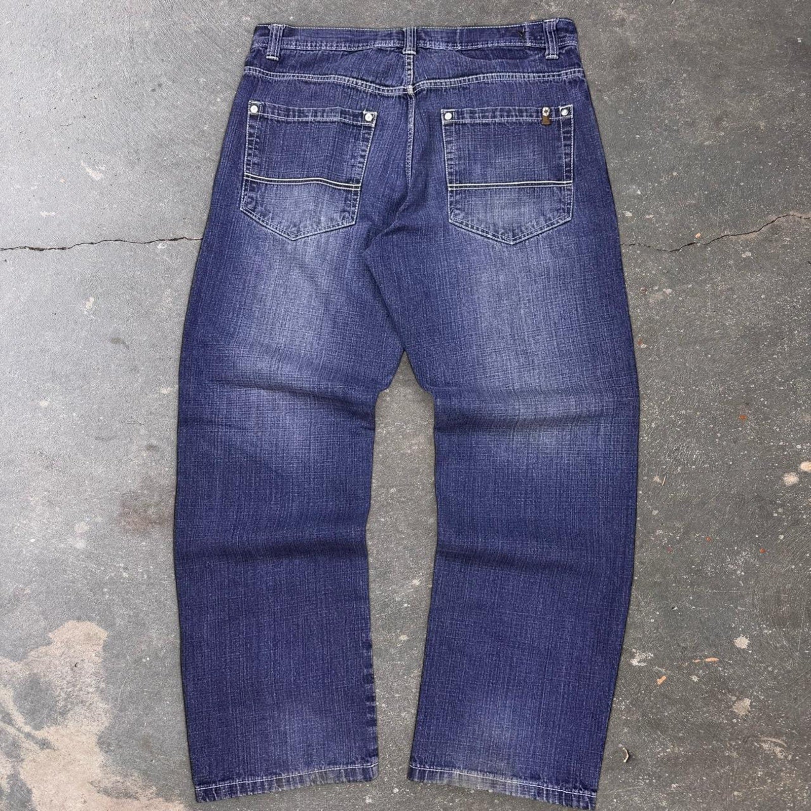 2000s Southpole brown tab baggy jeans | 36 x 31.5