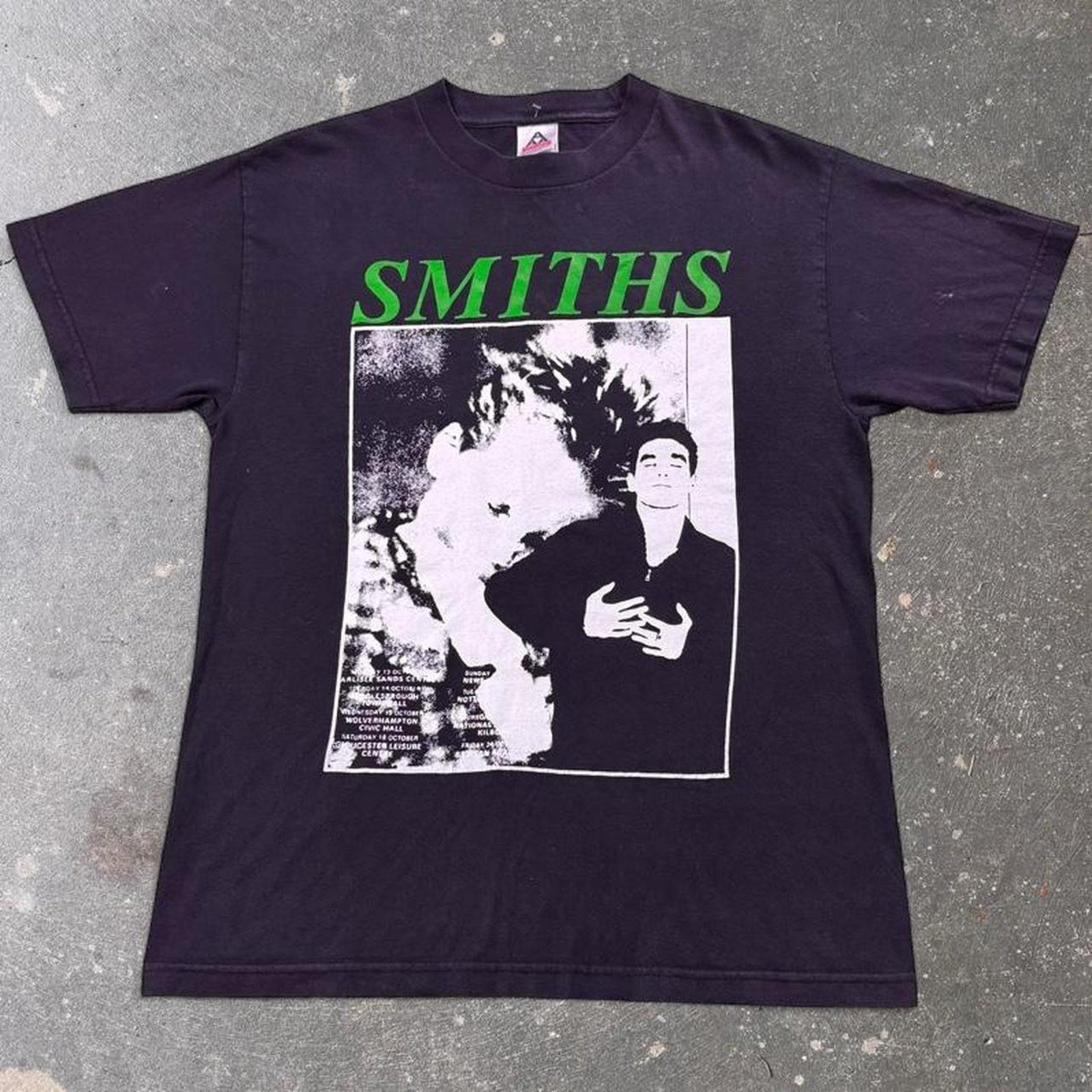 1990s The Smiths Morrissey UK Tour Graphic Band Tee | Medium