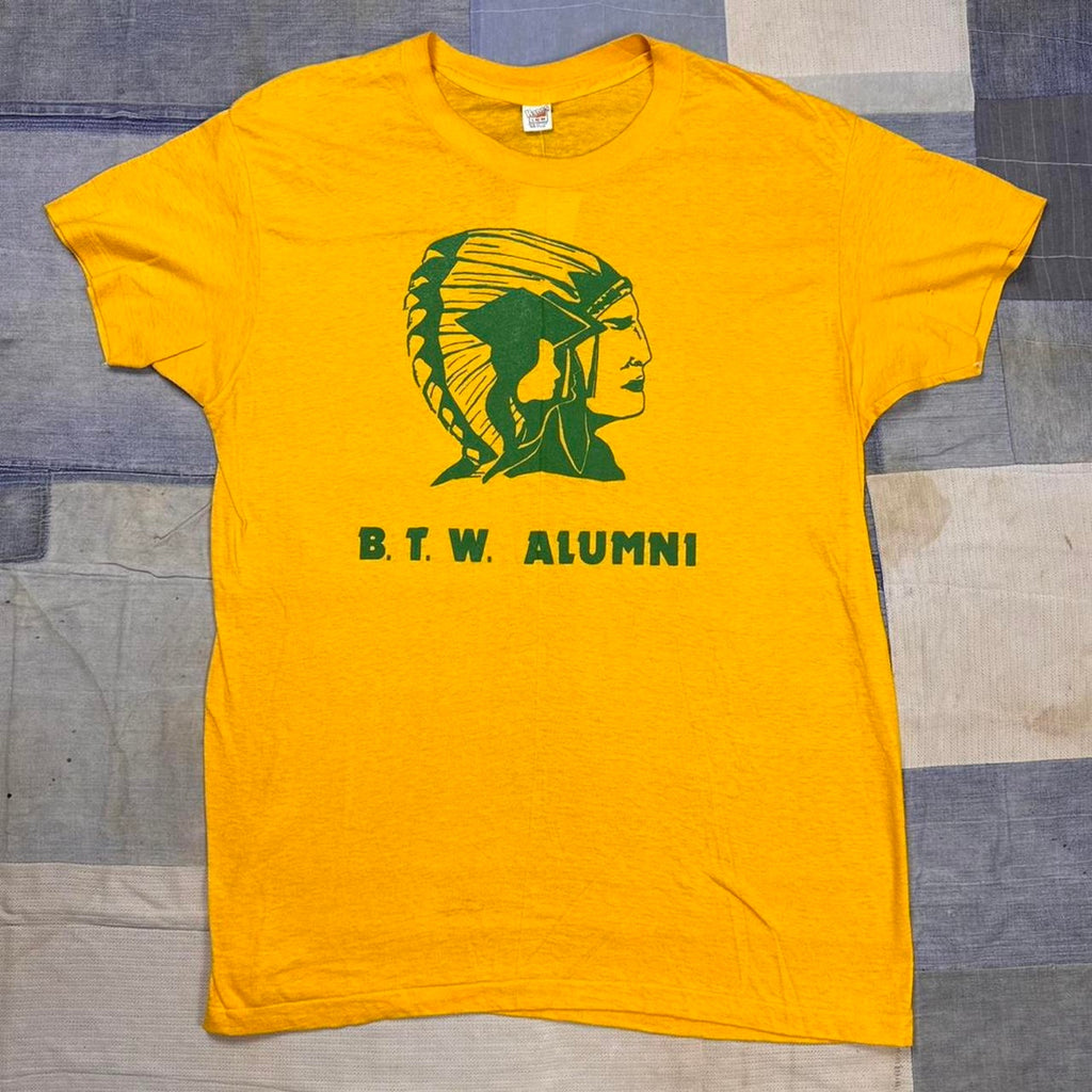 1970s B.T.W. Alumni Native American tee | Large