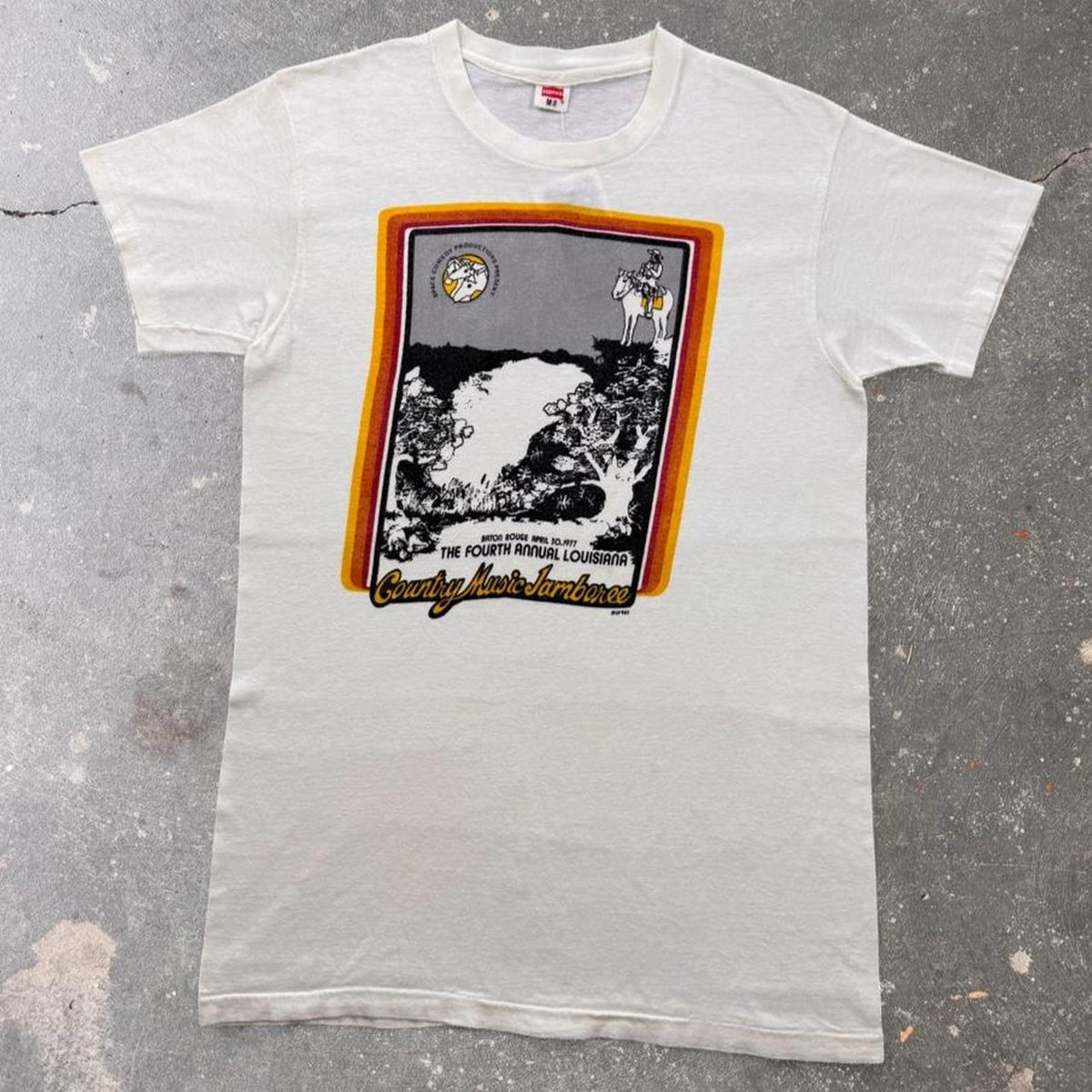 1977 Louisiana Country Music Jamboree Festival Tee | Medium