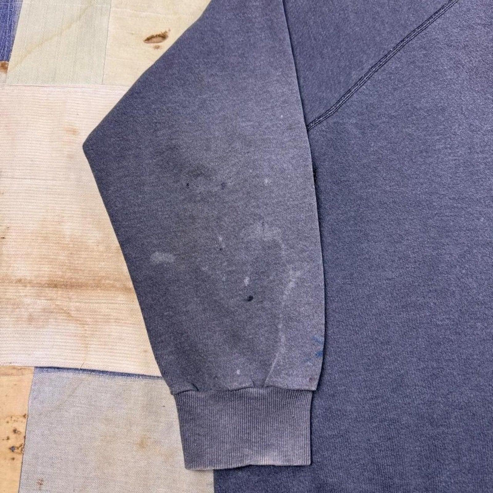 1970s Tultex Sweat-Orr Heavyweight Blank Raglan Crewneck Sweatshirt | XL