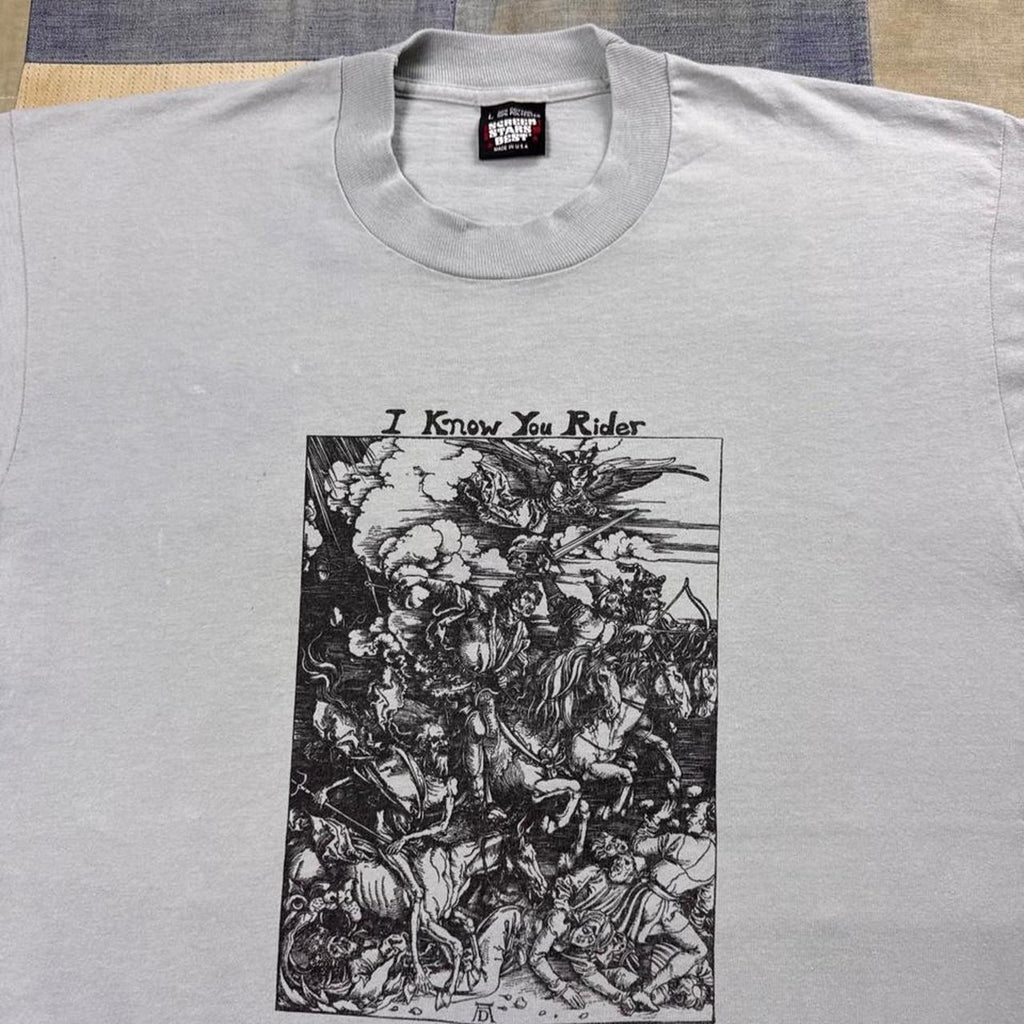 1990s Grateful Dead “I Know You Rider” Rare Double-Sided Tee | Large