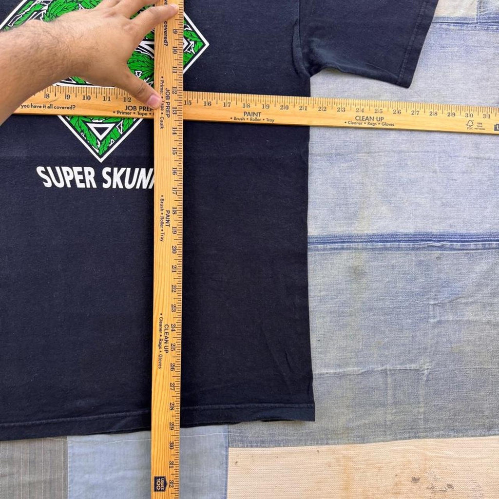 1990s Super Skunk Marijuana Superman Parody Tee | Large