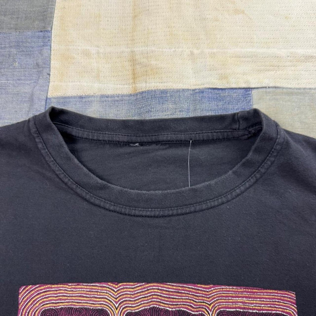 1990s Yijan Australia Water Dreaming Aboriginal Art Tee | Medium