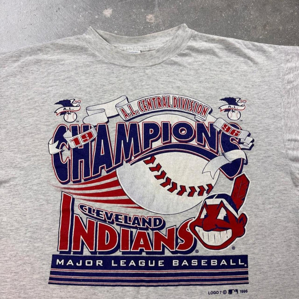 1996 Cleveland Indians AL Central Division Champions Tee | Large
