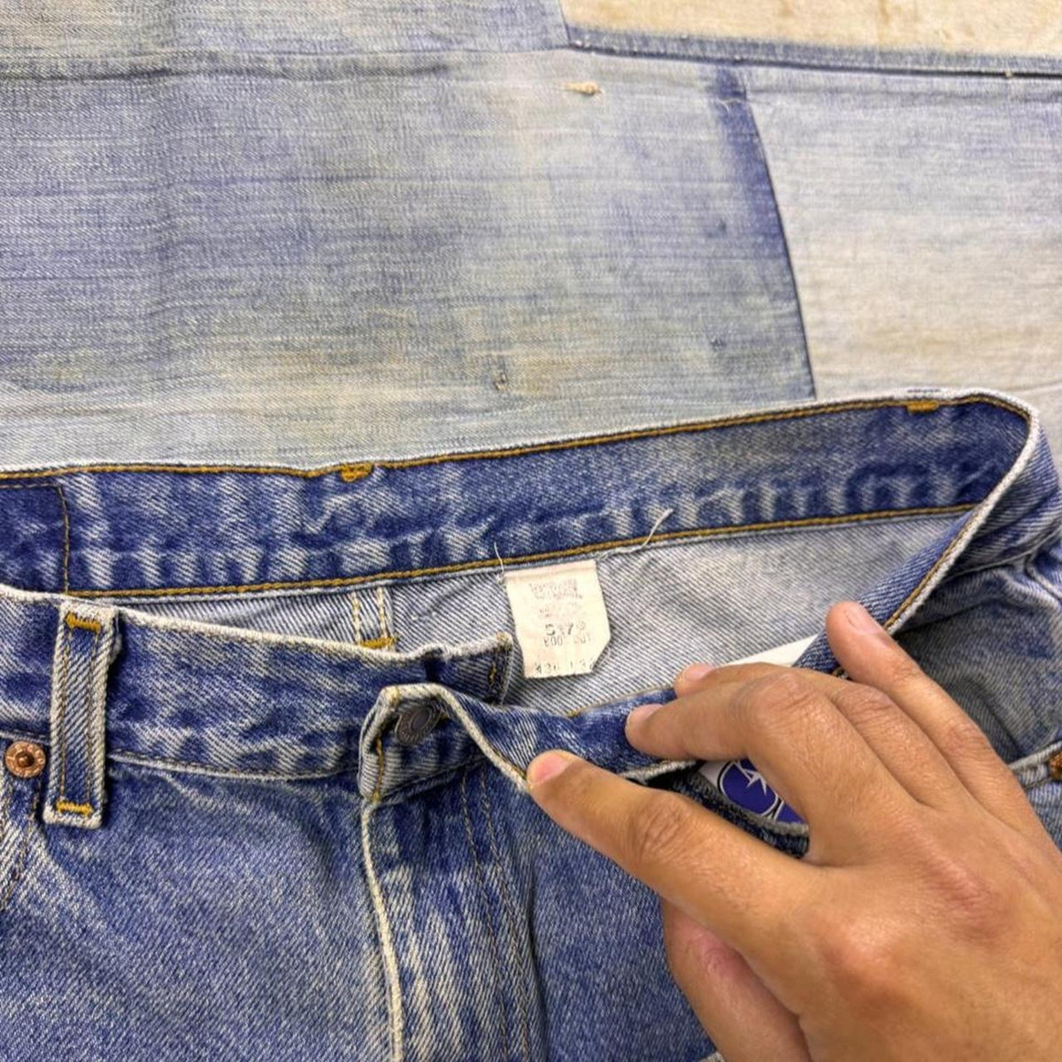 1990s Levi's 517 Orange Tab Bootcut Jeans | 34x30.5