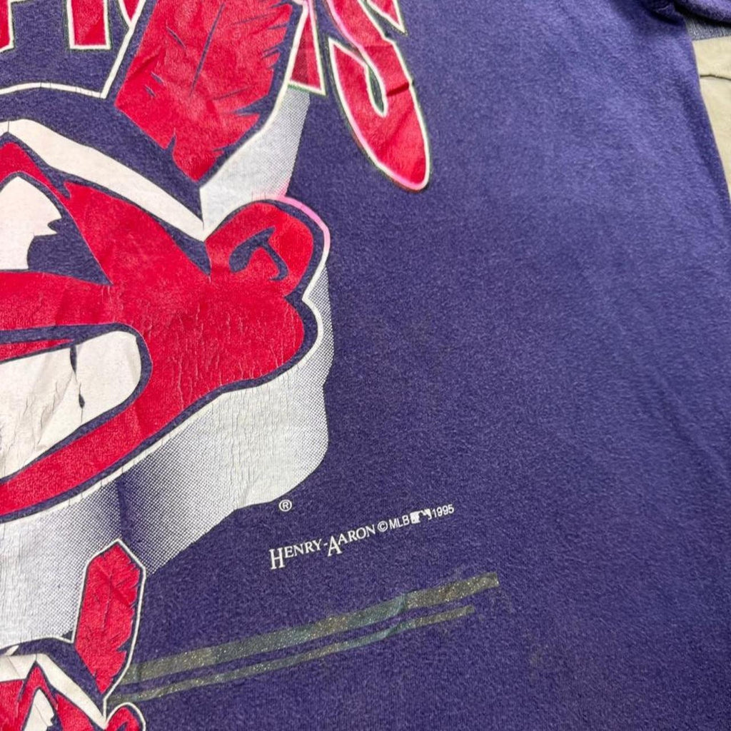 1995 Cleveland Indians American League Champions World Series Tee | XL