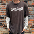 2000s Alkaline Trio Tombstones Reworked Thermal Band Tee | XL