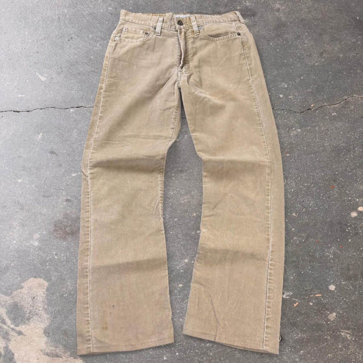 90s vintage womens abercrombie bootcut corduroy pants | 27 x 28