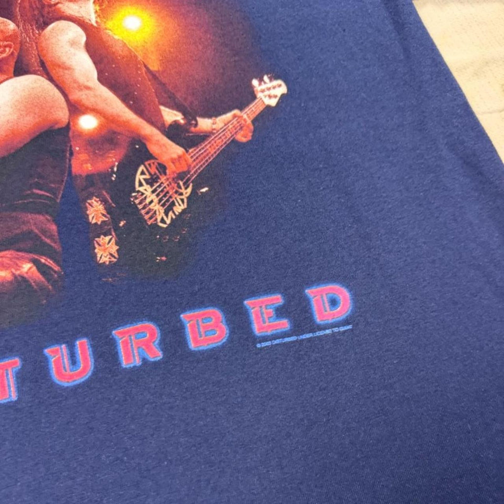 2003 Disturbed Believe Tour Double Sided Band Tee | Large