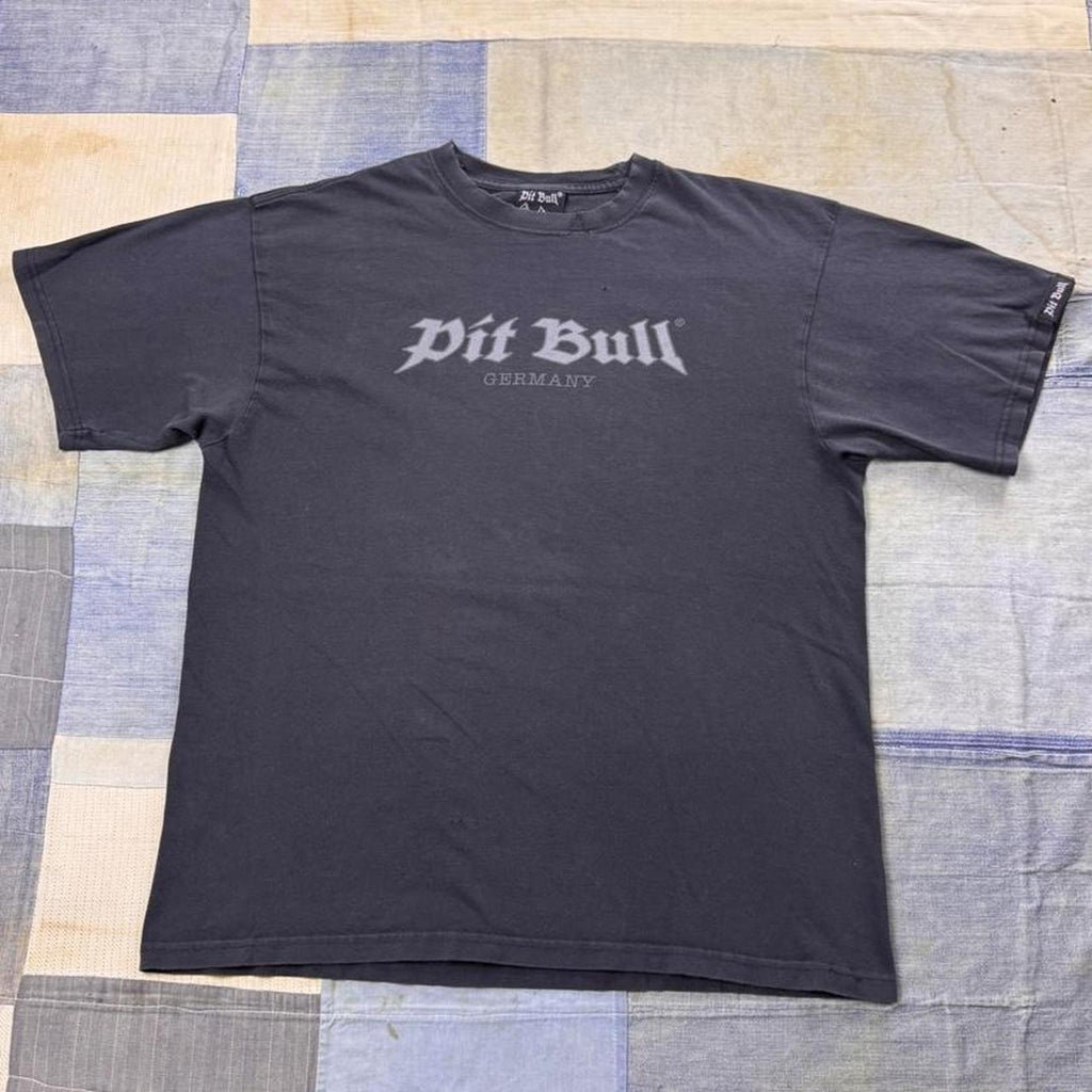 2000s Pit Bull Germany Red Eyes Dog Graphic Tee | Medium
