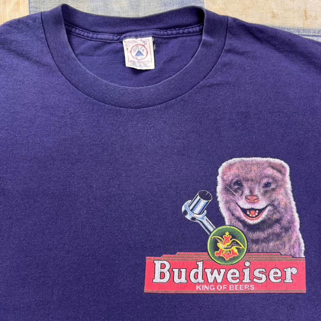 1990s Budweiser King of Beers Chameleon Tee | XL