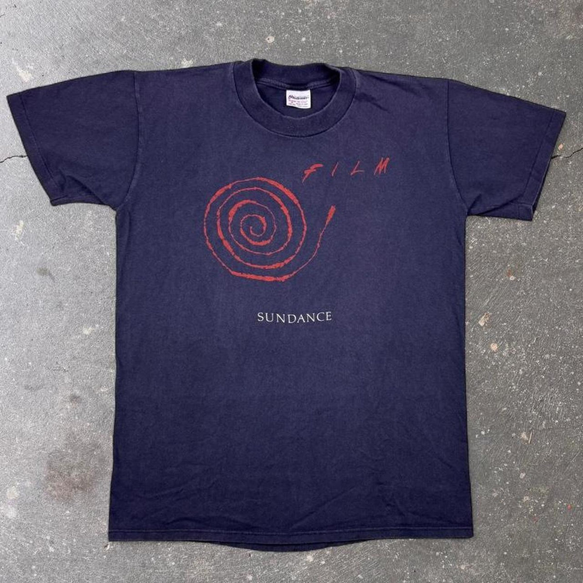 1990s Sundance Film Festival Spiral Graphic Tee Stedman Made in USA | Medium